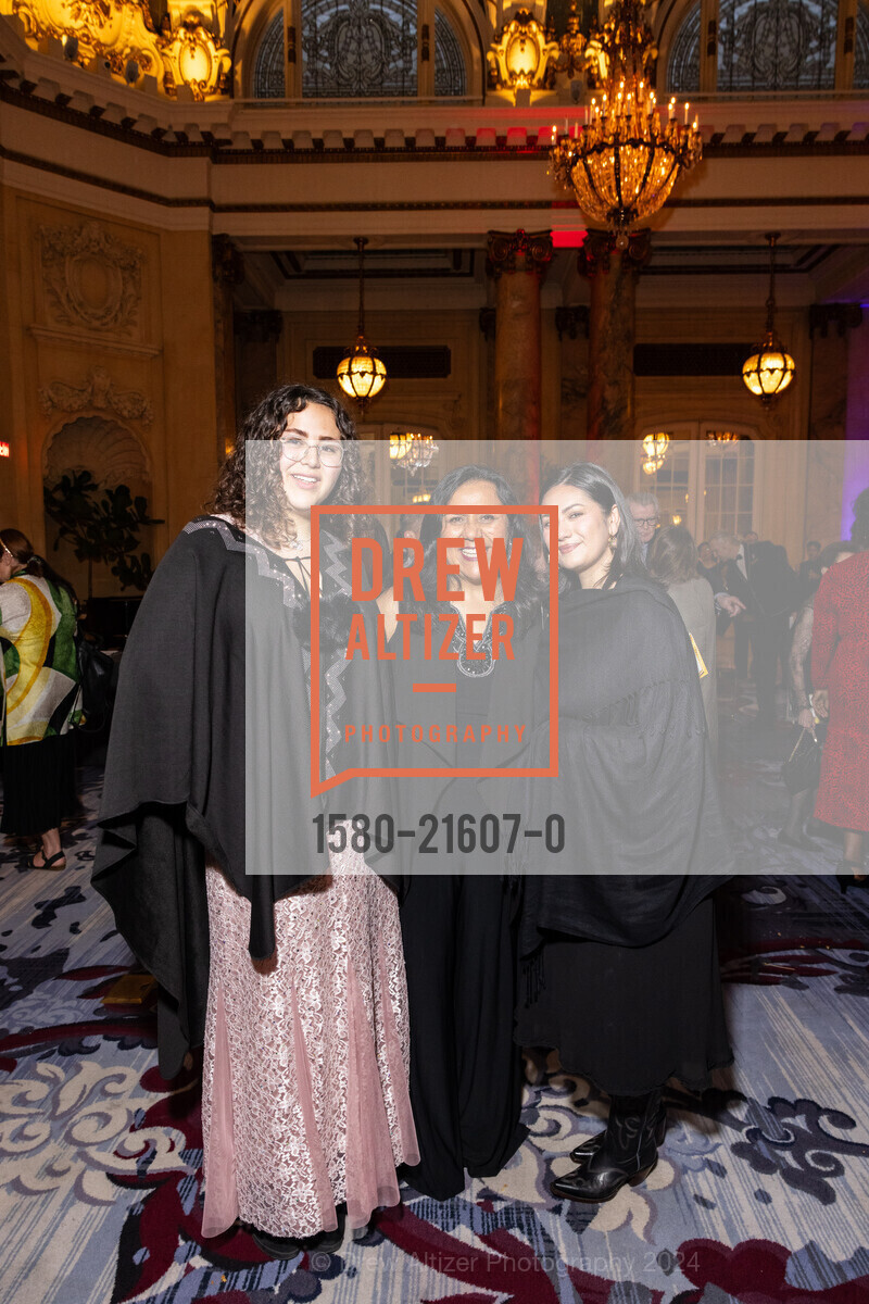 Alicia Naylor Guerrero, Kelly Guerrero, Chantel Hernandez, Community Music Center's 2024 Spring Gala, Palace Hotel, a Luxury Collection Hotel, San Francisco. 2 New Montgomery St, SF, CA 94105 US, March 8th, 2024, Photo #1580-21607-0 Alicia Naylor Guerrero, Kelly Guerrero, Chantel Hernandez, Photo #1580-21607-0