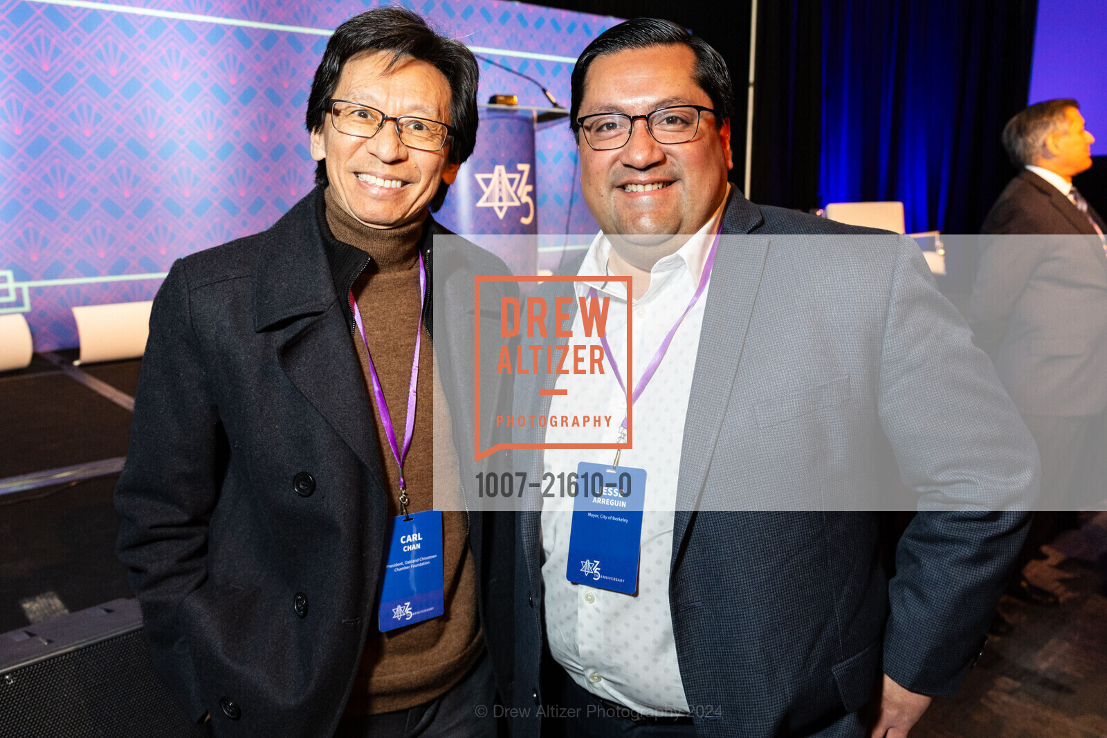 Carl Chan, Jesse Arreguin, JCRC: Bridging Communities & Celebrating Champions, The Palace Hotel, a Luxury Collection Hotel. 2 New Montgomery St, SF, CA 94105 US, March 10th, 2024, Photo #1007-21610-0 Carl Chan, Jesse Arreguin, Photo #1007-21610-0