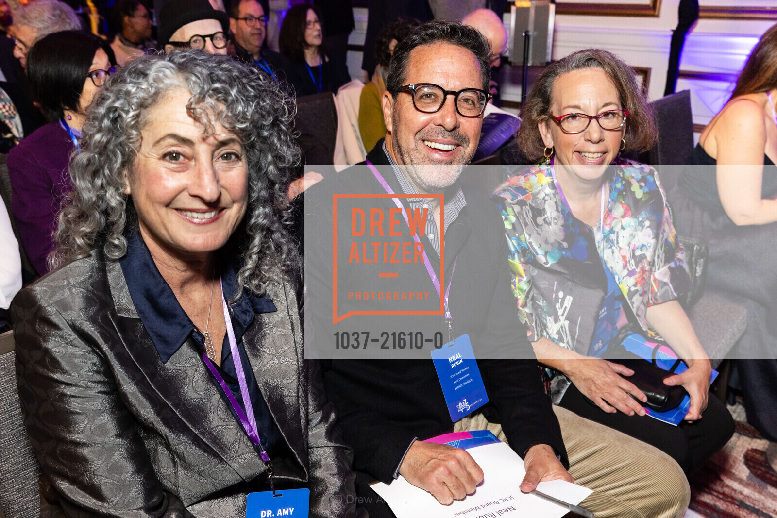 Amy Rabino, Neal Rubin, Amy Lyons, JCRC: Bridging Communities & Celebrating Champions, The Palace Hotel, a Luxury Collection Hotel. 2 New Montgomery St, SF, CA 94105 US, March 10th, 2024, Photo #1037-21610-0 Amy Rabino, Neal Rubin, Amy Lyons, Photo #1037-21610-0