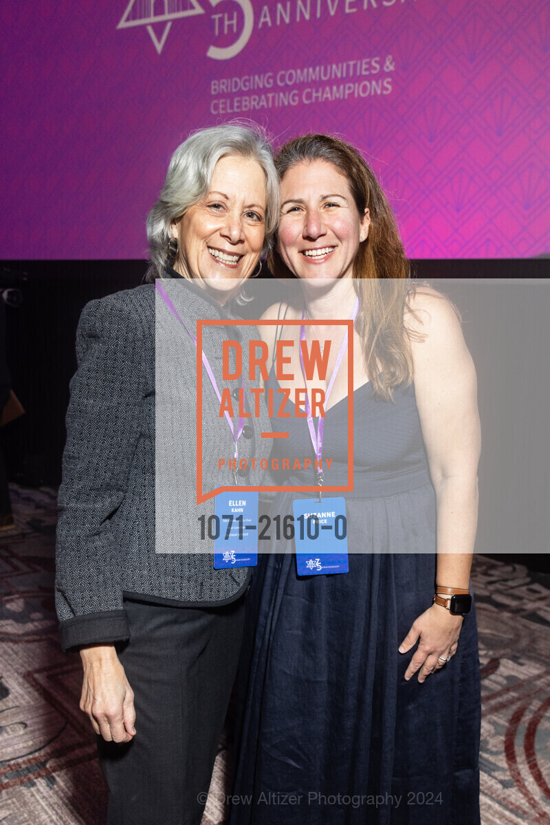 Ellen Kahn, Suzanne Price, JCRC: Bridging Communities & Celebrating Champions, The Palace Hotel, a Luxury Collection Hotel. 2 New Montgomery St, SF, CA 94105 US, March 10th, 2024, Photo #1071-21610-0 Ellen Kahn, Suzanne Price, Photo #1071-21610-0