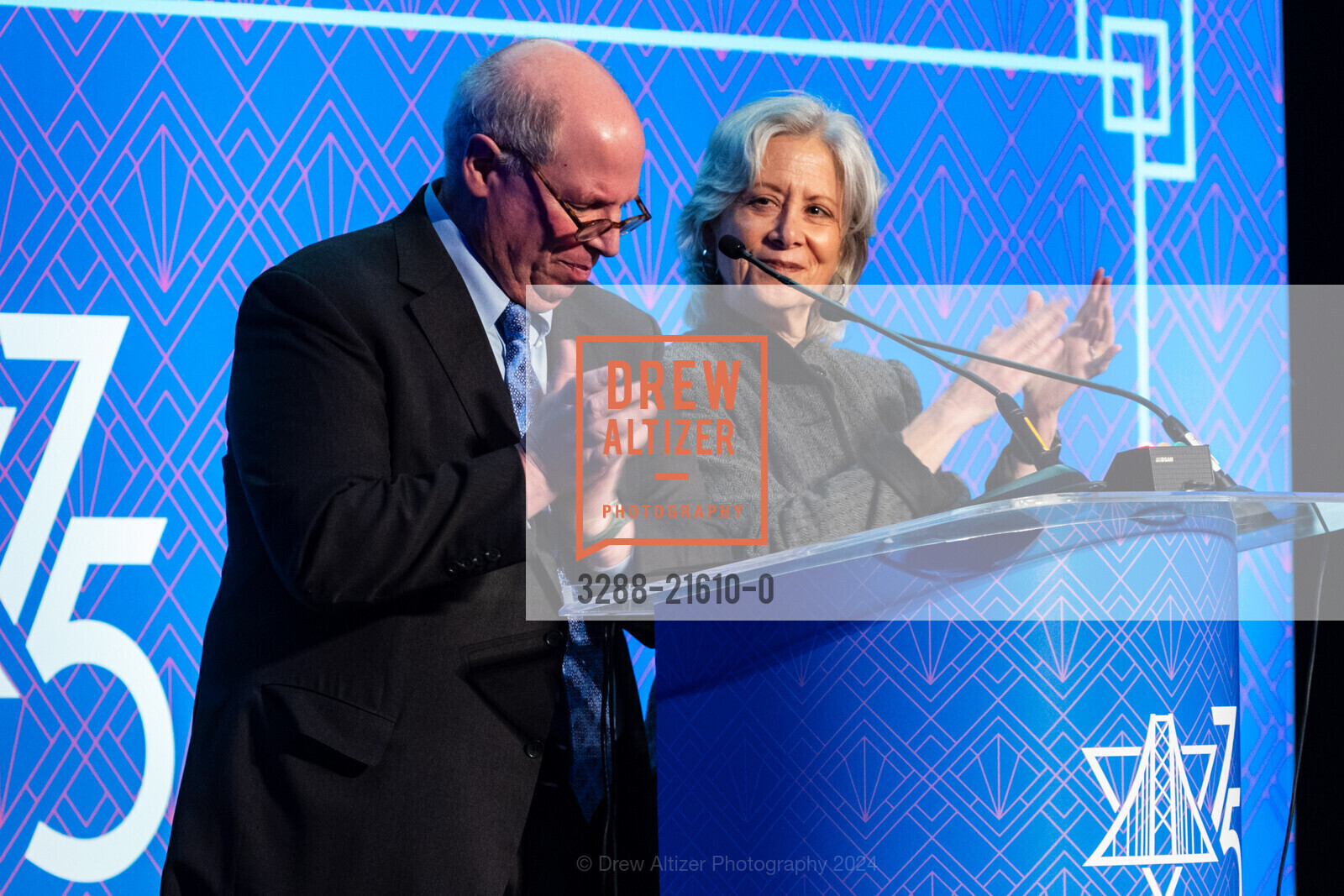 Doug Kahn, Ellen Kahn, JCRC: Bridging Communities & Celebrating Champions, The Palace Hotel, a Luxury Collection Hotel. 2 New Montgomery St, SF, CA 94105 US, March 10th, 2024, Photo #3288-21610-0 Doug Kahn, Ellen Kahn, Photo #3288-21610-0