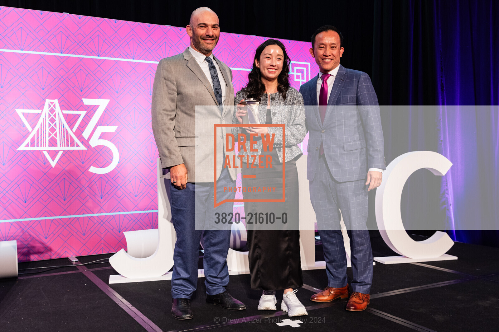 Ryan Bauer, Cally Wong, David Chiu, JCRC: Bridging Communities & Celebrating Champions, The Palace Hotel, a Luxury Collection Hotel. 2 New Montgomery St, SF, CA 94105 US, March 10th, 2024, Photo #3820-21610-0 Ryan Bauer, Cally Wong, David Chiu, Photo #3820-21610-0