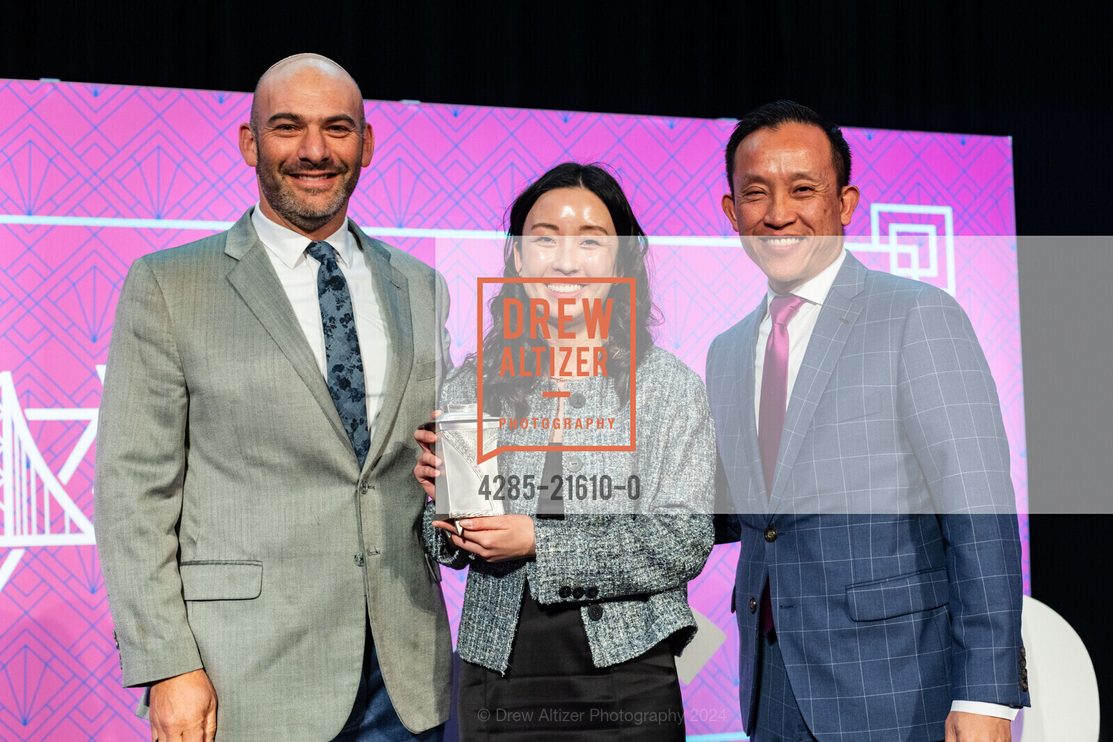Ryan Bauer, Cally Wong, David Chiu, JCRC: Bridging Communities & Celebrating Champions, The Palace Hotel, a Luxury Collection Hotel. 2 New Montgomery St, SF, CA 94105 US, March 10th, 2024, Photo #4285-21610-0 Ryan Bauer, Cally Wong, David Chiu, Photo #4285-21610-0