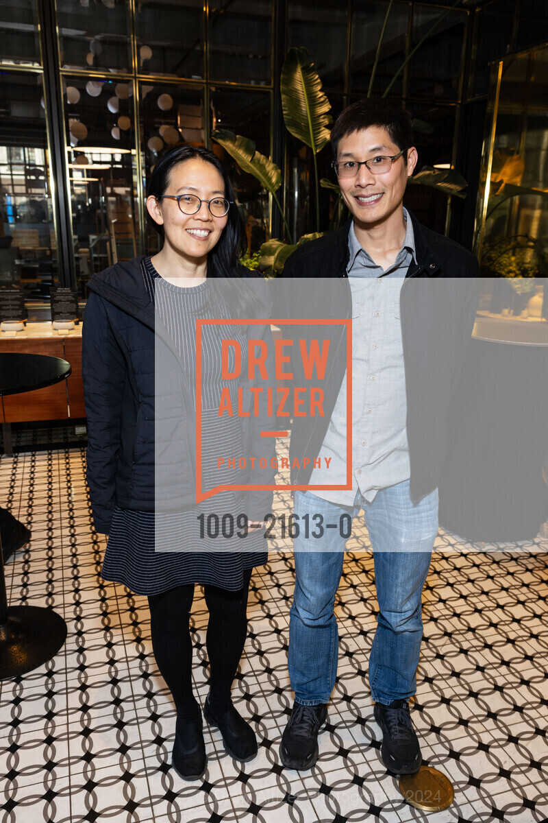 Katherine Chou, Justin Tansuwan, ARCS Benefactor and Galileo Circle Reception, DDandelion Chocolate 16th Street Factory. 2600 16th St, SF, CA 94103 US, March 13th, 2024, Photo #1009-21613-0 Katherine Chou, Justin Tansuwan, Photo #1009-21613-0