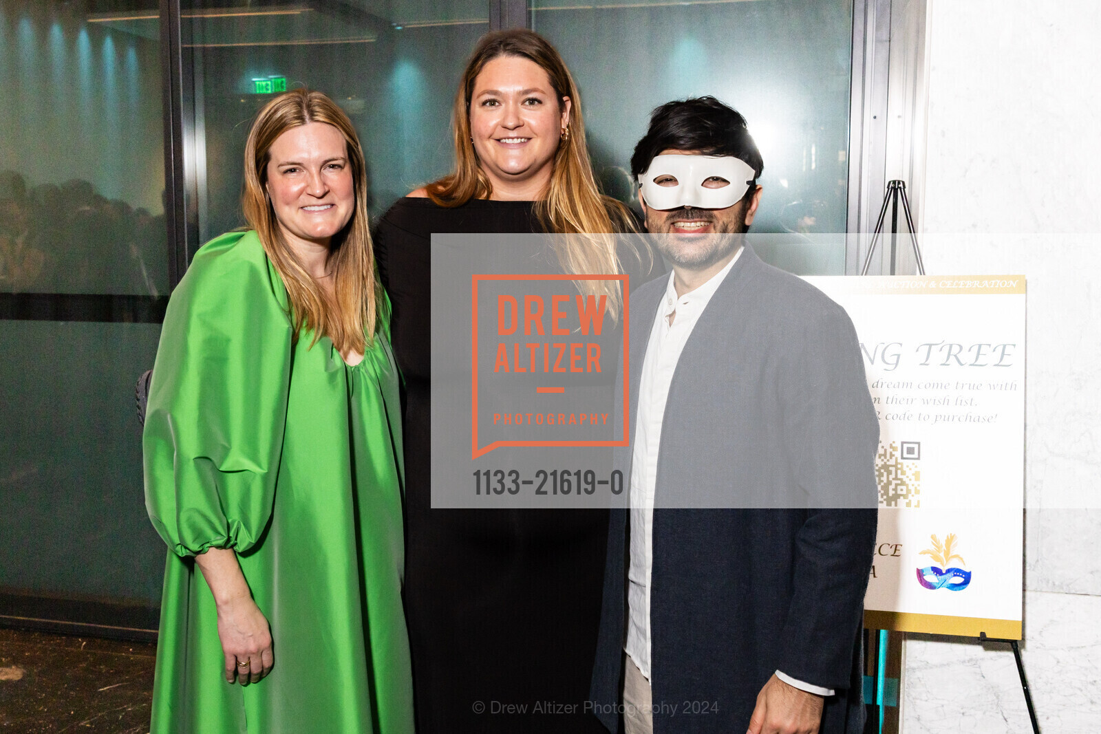 Cassie Buckhart, Christie Moncharmont, Michael Molesky, La Scuola International School's LA DOLCE VITA GALA 2024, Ingrid Coolins. One Sansome St, SF, CA 94104 US, March 16th, 2024, Photo #1133-21619-0 Cassie Buckhart, Christie Moncharmont, Michael Molesky, Photo #1133-21619-0