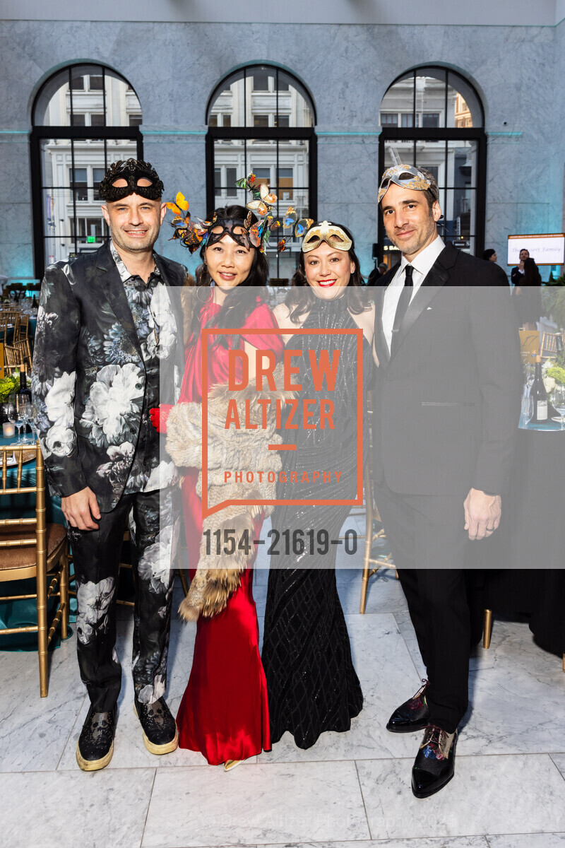 Edward Fenster, Carol Wong, Tammy Camp, Dan Rosen, La Scuola International School's LA DOLCE VITA GALA 2024, Ingrid Coolins. One Sansome St, SF, CA 94104 US, March 16th, 2024, Photo #1154-21619-0 Edward Fenster, Carol Wong, Tammy Camp, Dan Rosen, Photo #1154-21619-0