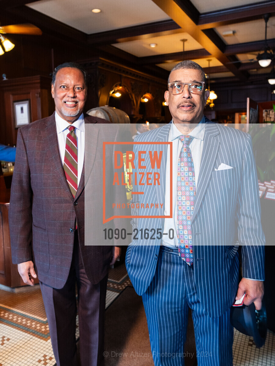 Billy Rutland, Stephen Williams, Willie L. Brown, Jr. Birthday Celebration, Harris' Restaurant - The San Francisco Steakhouse. 2100 Van Ness Ave, SF, CA 94109 US, March 20th, 2024, Photo #1090-21625-0 Billy Rutland, Stephen Williams, Photo #1090-21625-0