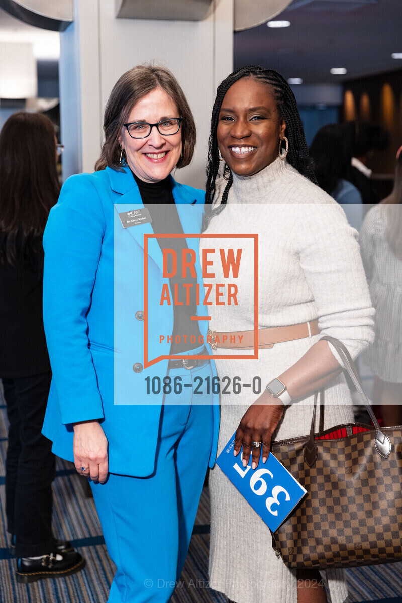Karen Kenkel, Shadae McDaniel, ICA Cristo Rey Academy 14th Annual Business Lunch, Hyatt Regency San Francisco. 5 Embarcadero Ctr, SF, CA 94111 US, March 21st, 2024, Photo #1086-21626-0 Karen Kenkel, Shadae McDaniel, Photo #1086-21626-0