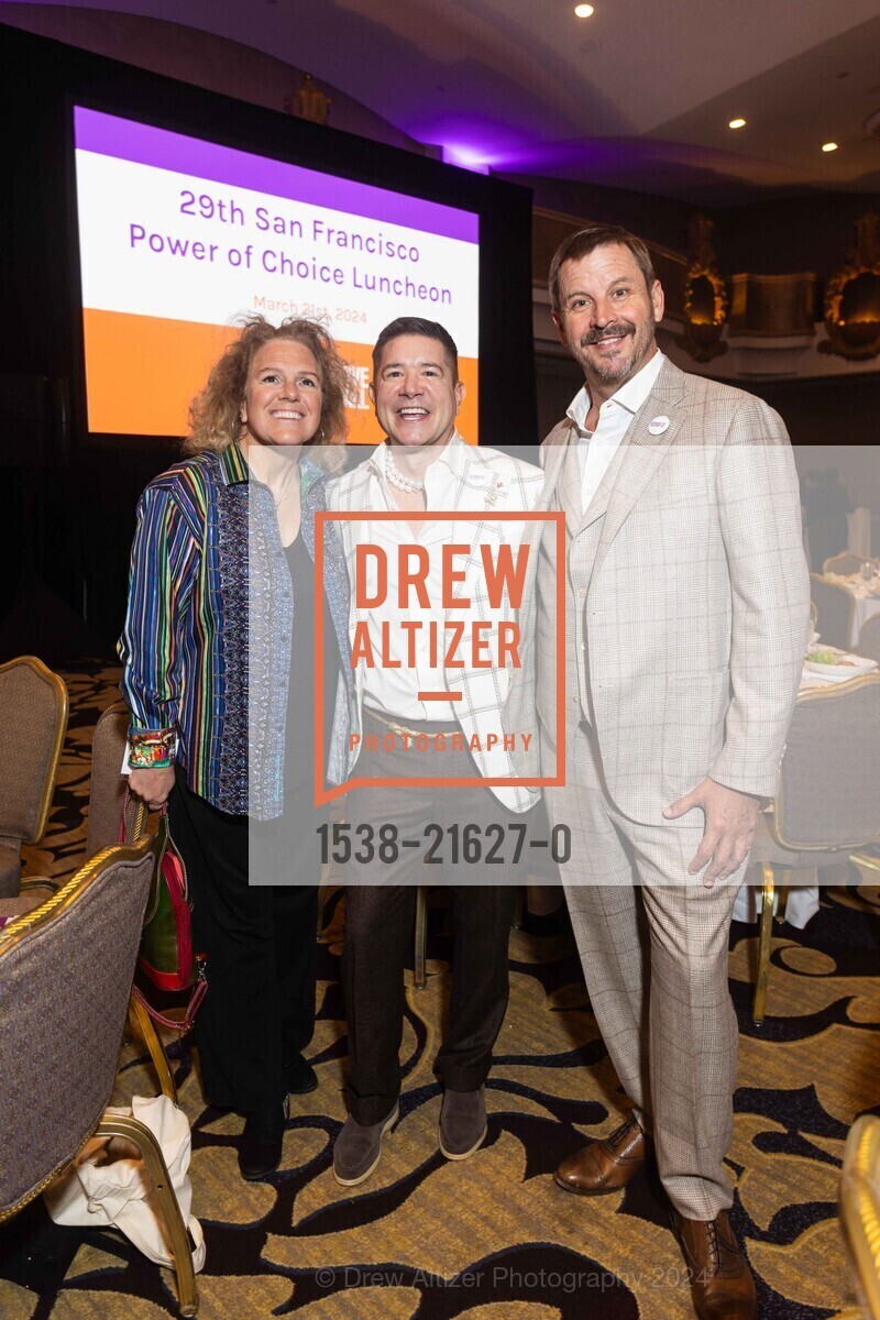 Sanziana Roman, Andy Chen, David McCrory, Reproductive Freedom for All 29th San Francisco Power of Choice Luncheon 2024, Fairmont San Francisco. 950 Mason St, SF, CA 94108 US, March 21st, 2024, Photo #1538-21627-0 Sanziana Roman, Andy Chen, David McCrory, Photo #1538-21627-0