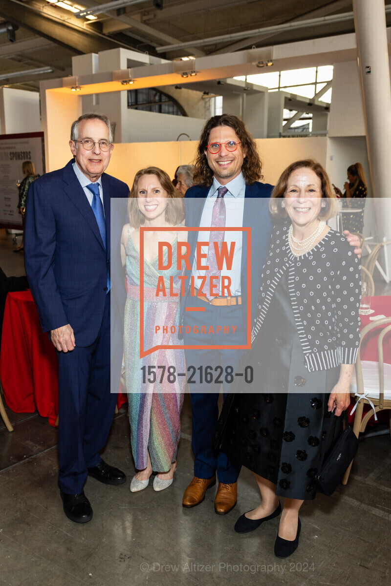Gene Schnair, Erin Schnair, Evan Schnair, Abby Schnair, California College of the Arts 2024 Gala, California College of the Arts (CCA). 1111 8th St, SF, CA 94107 US, March 21st, 2024, Photo #1578-21628-0 Gene Schnair, Erin Schnair, Evan Schnair, Abby Schnair, Photo #1578-21628-0