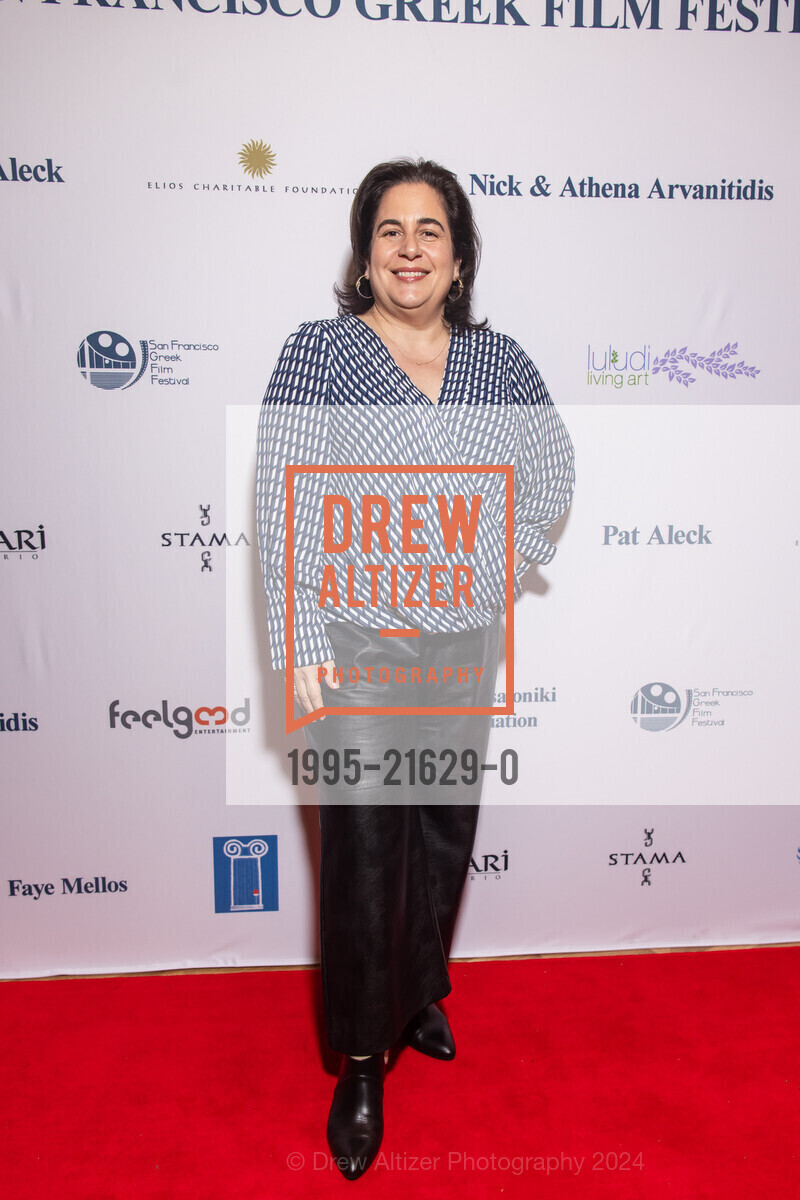 Maria Nicolacakis, Closing Night for 2024 SF Greek Film Festival, Delancey Screening Room. 600 The Embarcadero, SF, CA 94107 US, March 23rd, 2024, Photo #1995-21629-0 Maria Nicolacakis, Photo #1995-21629-0