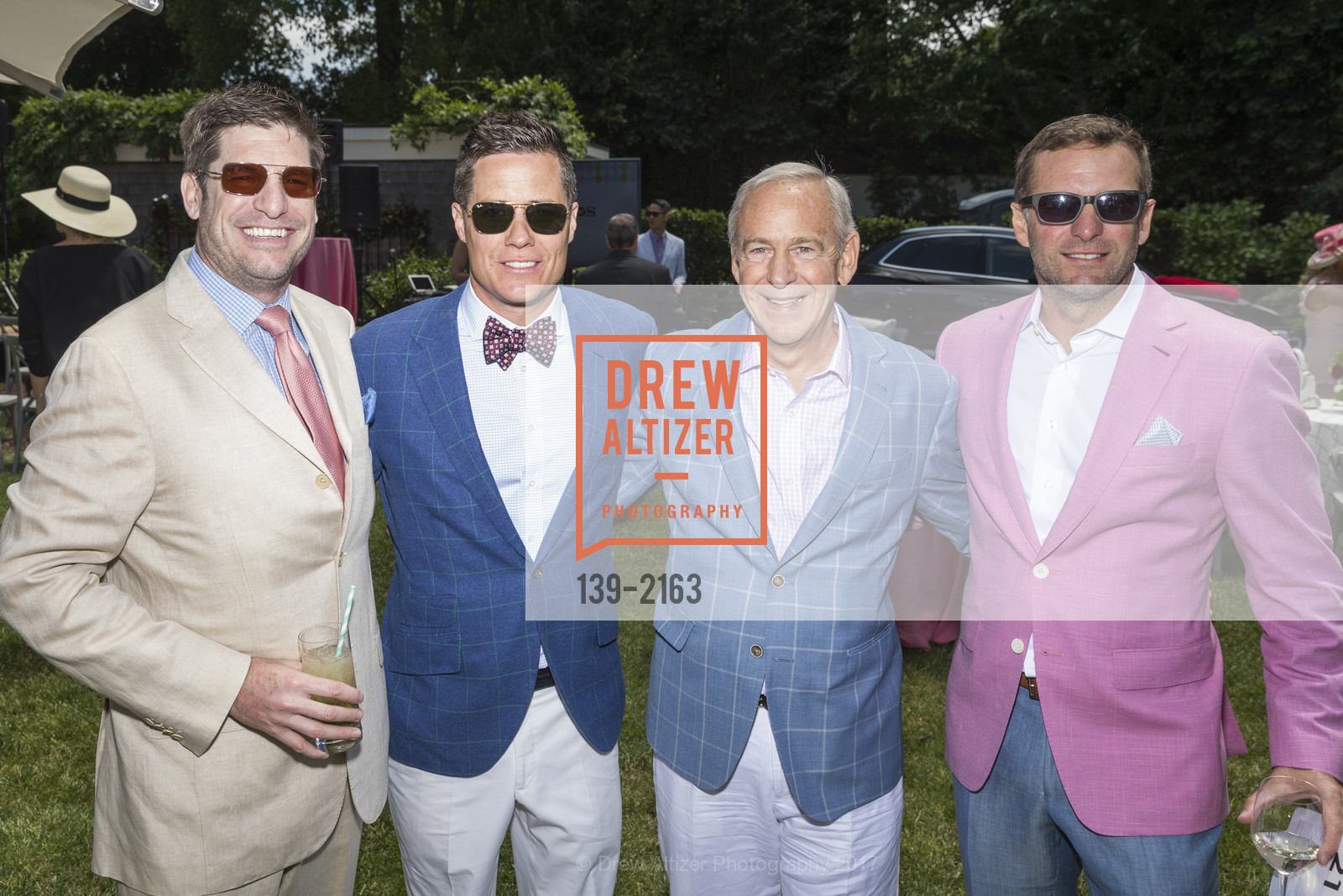 Derrick Thornhill, Andrew Firestone, Charlie Krystofiak, Kevin Krystofiak, Ambassadors for UCSF Benioff Children's Hospital San Francisco Derby Party, Private Residence, May 6th, 2017, Photo #139-2163 Derrick Thornhill, Andrew Firestone, Charlie Krystofiak, Kevin Krystofiak, Photo #139-2163
