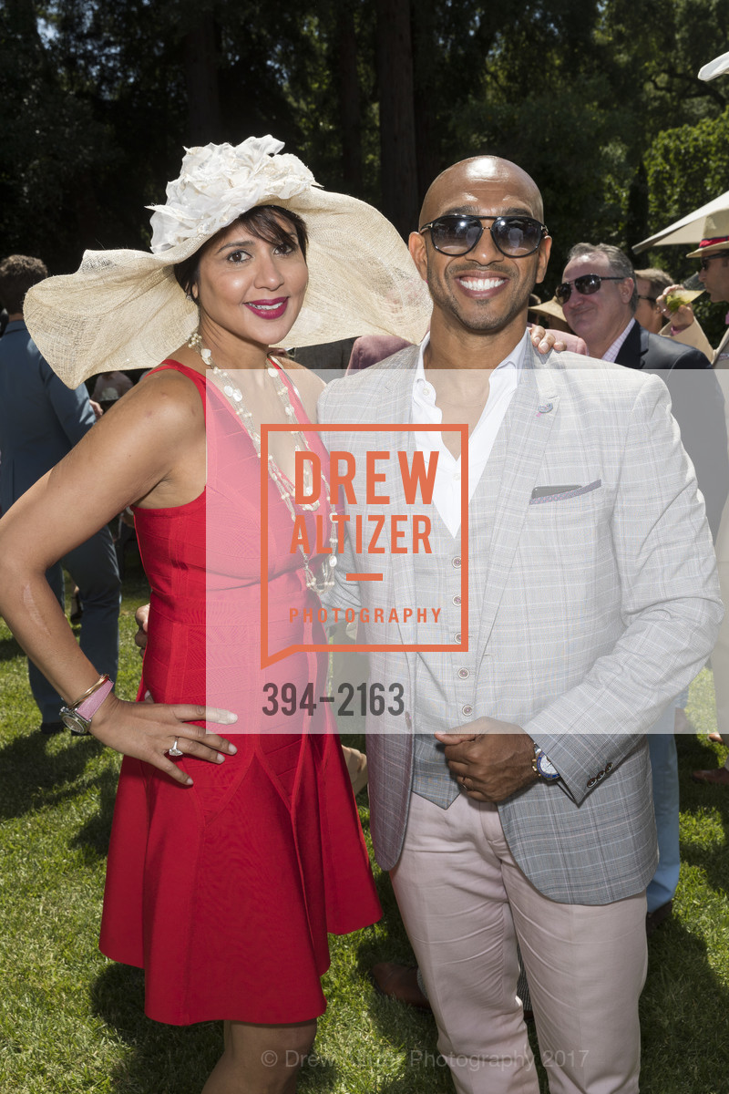 Sharan Johal, Fabian John, Ambassadors for UCSF Benioff Children's Hospital San Francisco Derby Party, Private Residence, May 6th, 2017, Photo #394-2163 Sharan Johal, Fabian John, Photo #394-2163