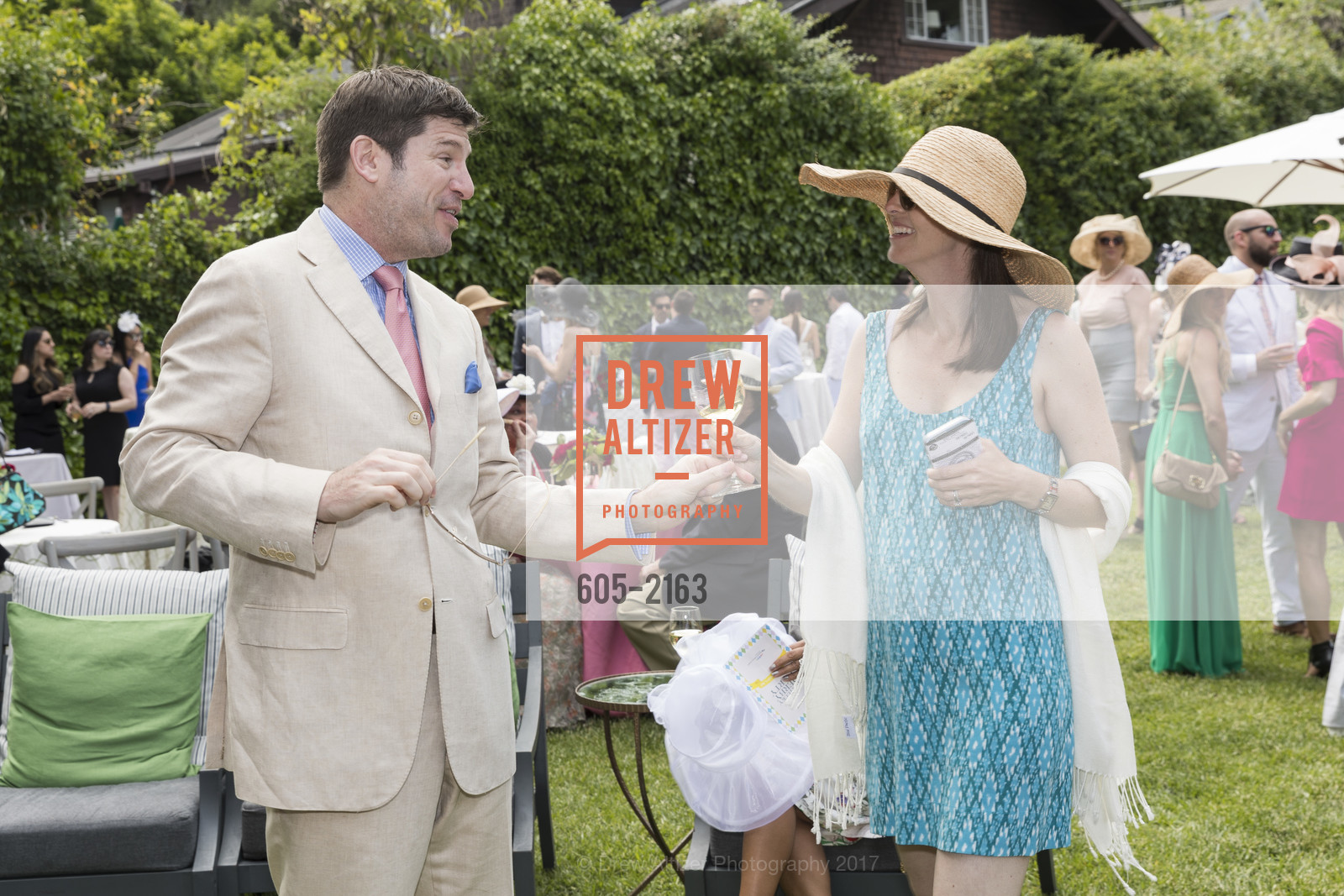 Lauren Thornhill, Derrick Thornhill, Ambassadors for UCSF Benioff Children's Hospital San Francisco Derby Party, Private Residence, May 6th, 2017, Photo #605-2163 Lauren Thornhill, Derrick Thornhill, Photo #605-2163