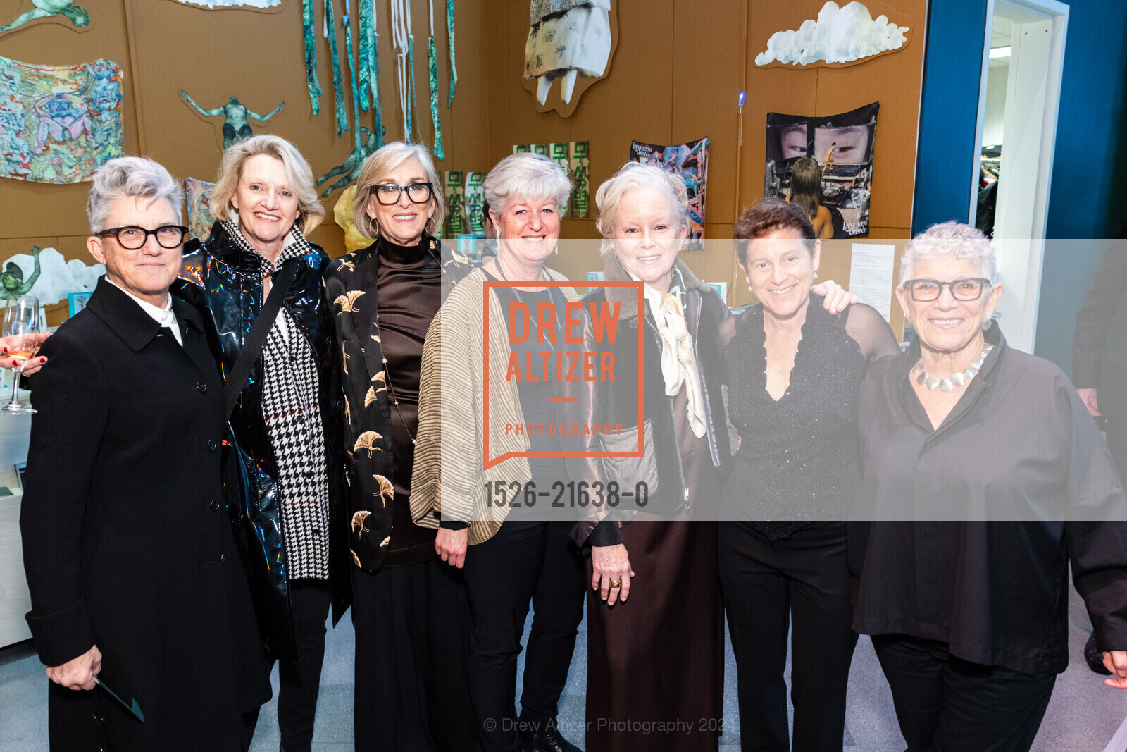 Kelley Berg, Belinda Head, Pamela Wright, Kirsten Kuhlmann, Gail Defferari, Nancy Goler, Doree Friedman, ODC's DANCE DOWNTOWN 2024 Gala, Yerba Buena Center for the Arts. 701 Mission St, SF, CA 94103 US, March 29th, 2024, Photo #1526-21638-0 Kelley Berg, Belinda Head, Pamela Wright, Kirsten Kuhlmann, Gail Defferari, Nancy Goler, Doree Friedman, Photo #1526-21638-0