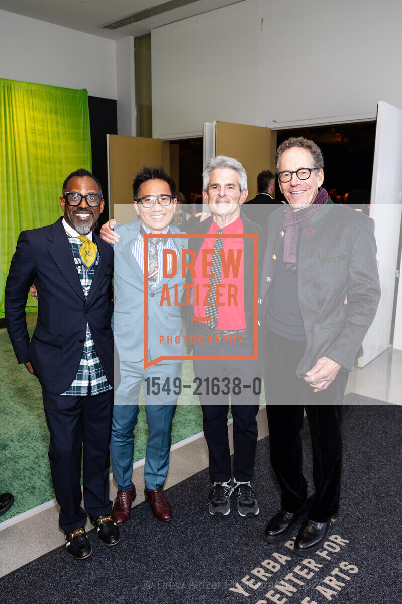 Erik Webb, Lance Toma, Jeffrey Fraenkel, Alan Mark, ODC's DANCE DOWNTOWN 2024 Gala, Yerba Buena Center for the Arts. 701 Mission St, SF, CA 94103 US, March 29th, 2024, Photo #1549-21638-0 Erik Webb, Lance Toma, Jeffrey Fraenkel, Alan Mark, Photo #1549-21638-0