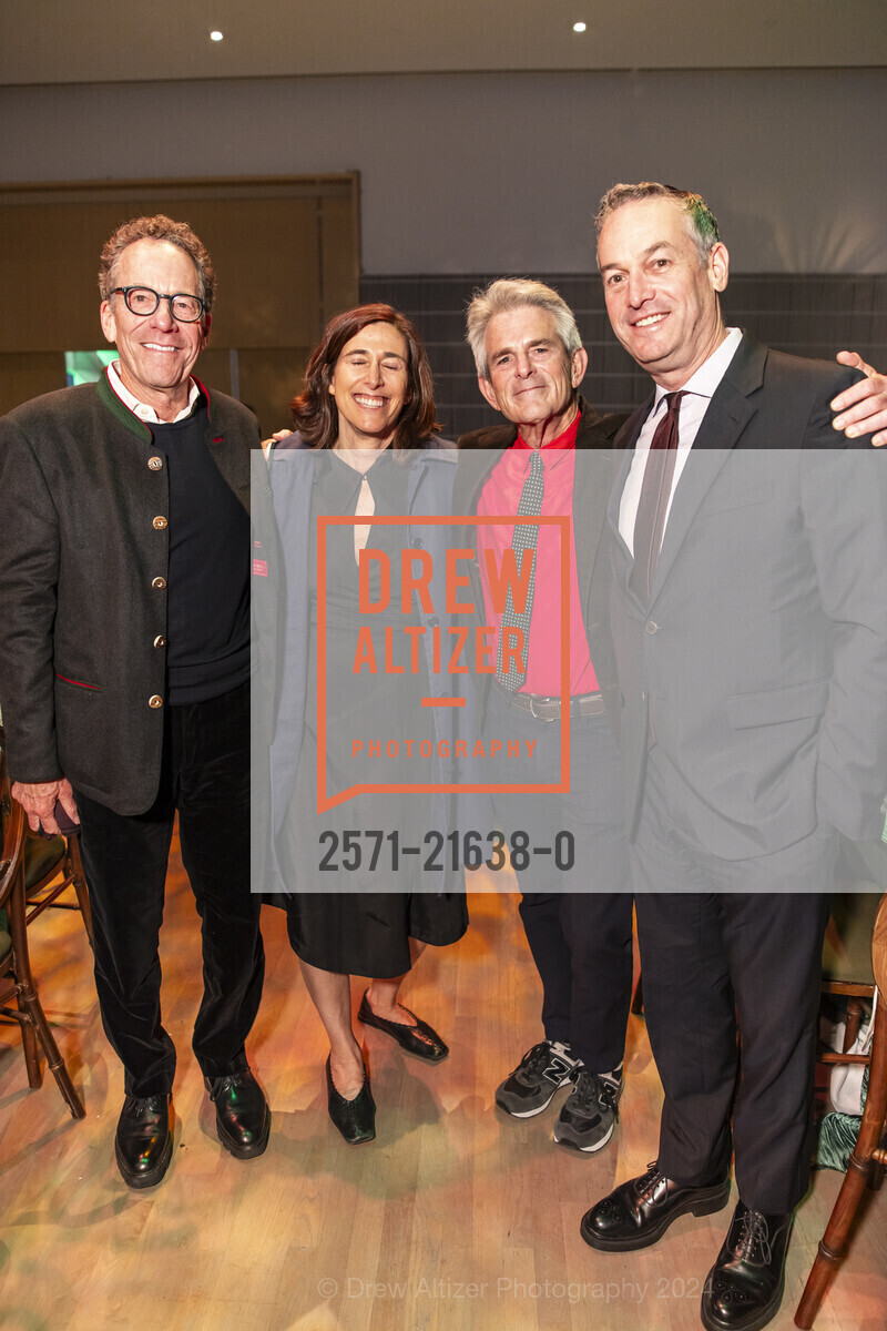 Alan Mark, Jackie Safier, Jeffrey Fraenkel, Dan Safier, ODC's DANCE DOWNTOWN 2024 Gala, Yerba Buena Center for the Arts. 701 Mission St, SF, CA 94103 US, March 29th, 2024, Photo #2571-21638-0 Alan Mark, Jackie Safier, Jeffrey Fraenkel, Dan Safier, Photo #2571-21638-0