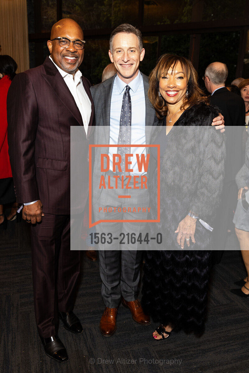 Nicholas Brathwaite, Jeremy Geffen, Janice Brathwaite, Cal Performances Gala 2024, Cal Performances. 101 Zellerbach Hall, Berkeley, CA 94720 US, Photo #1563-21644-0 Nicholas Brathwaite, Jeremy Geffen, Janice Brathwaite, Photo #1563-21644-0