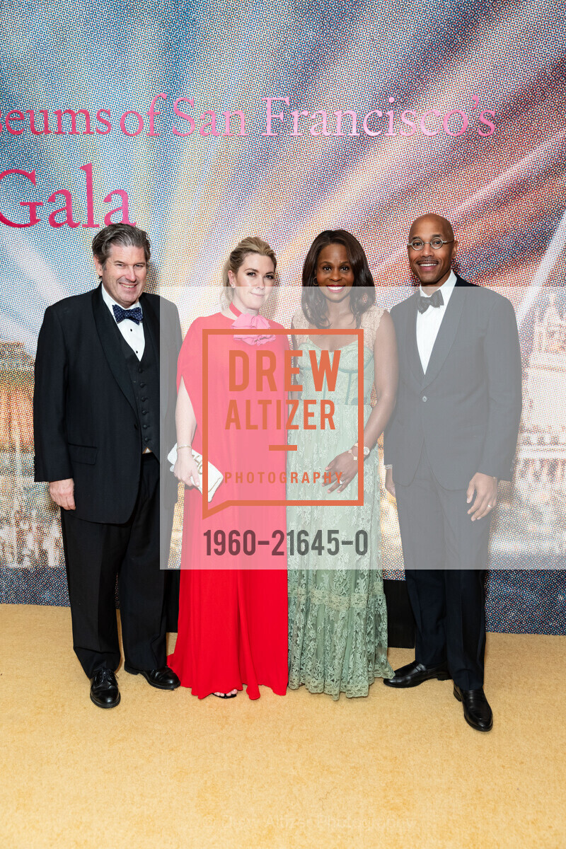 Jody Harris, Michelle Harris, Brandi Hudson, David Howse, Annual Gala 2024 with The deYoung and the Fine Arts Museums of San Francisco, de Young Museum. 50 Hagiwara Tea Garden Dr, SF, CA 94118 US, Photo #1960-21645-0 Jody Harris, Michelle Harris, Brandi Hudson, David Howse, Photo #1960-21645-0