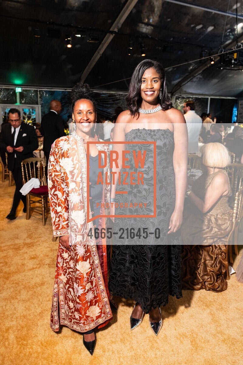 Meron Foster, Tyra Fennell, Annual Gala 2024 with The deYoung and the Fine Arts Museums of San Francisco, de Young Museum. 50 Hagiwara Tea Garden Dr, SF, CA 94118 US, Photo #4665-21645-0 Meron Foster, Tyra Fennell, Photo #4665-21645-0