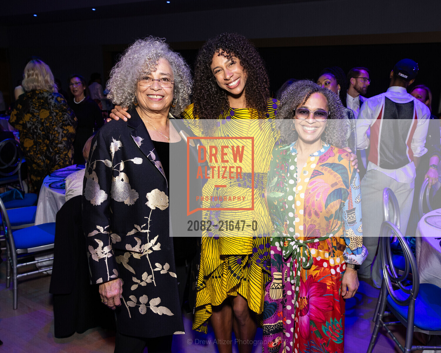 Angela Davis, Adji Cissoko, Gina Dent, Lines Ballet 2024, Yerba Buena Center for the Arts. 701 Mission St, SF, CA 94103 US, April 6th, 2024, Photo #2082-21647-0 Angela Davis, Adji Cissoko, Gina Dent, Photo #2082-21647-0