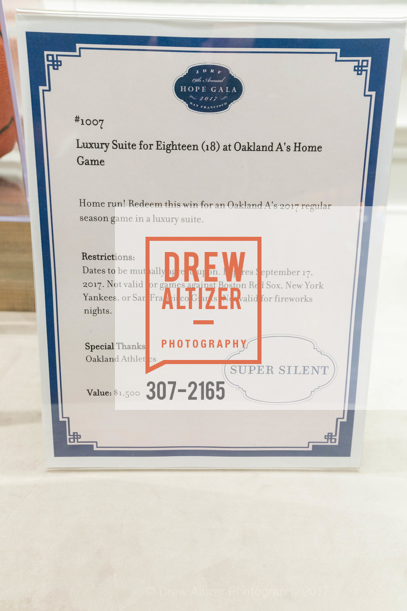 Atmosphere, JDRF Hope Gala 2017, The Ritz-Calrton. 600 Stockton St, San Francisco, CA 94108, May 6th, 2017, Photo #307-2165 Atmosphere, Photo #307-2165