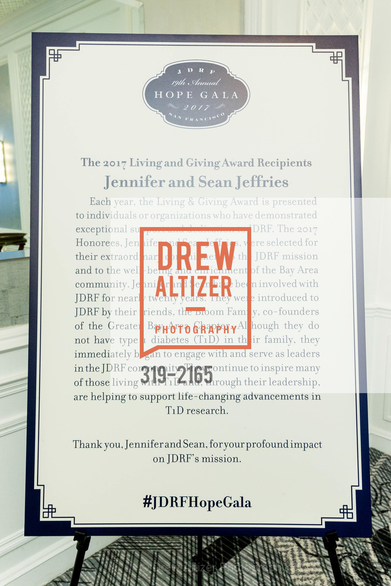 Atmosphere, JDRF Hope Gala 2017, The Ritz-Calrton. 600 Stockton St, San Francisco, CA 94108, May 6th, 2017, Photo #319-2165 Atmosphere, Photo #319-2165