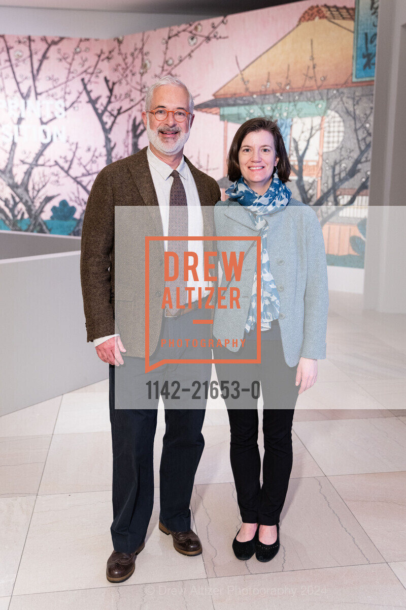 Todd Bloch, Bevin Daniels, Japanese Prints in Transition Donor Opening Night, Legion of Honor. 100 34th Ave, SF, CA 94121 US, April 11th, 2024, Photo #1142-21653-0 Todd Bloch, Bevin Daniels, Photo #1142-21653-0