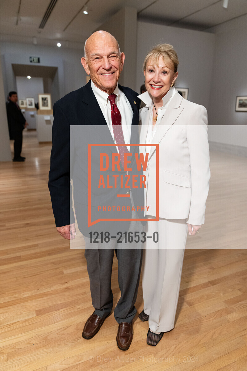 Paul Violich, Brenda Shea, Japanese Prints in Transition Donor Opening Night, Legion of Honor. 100 34th Ave, SF, CA 94121 US, April 11th, 2024, Photo #1218-21653-0 Paul Violich, Brenda Shea, Photo #1218-21653-0