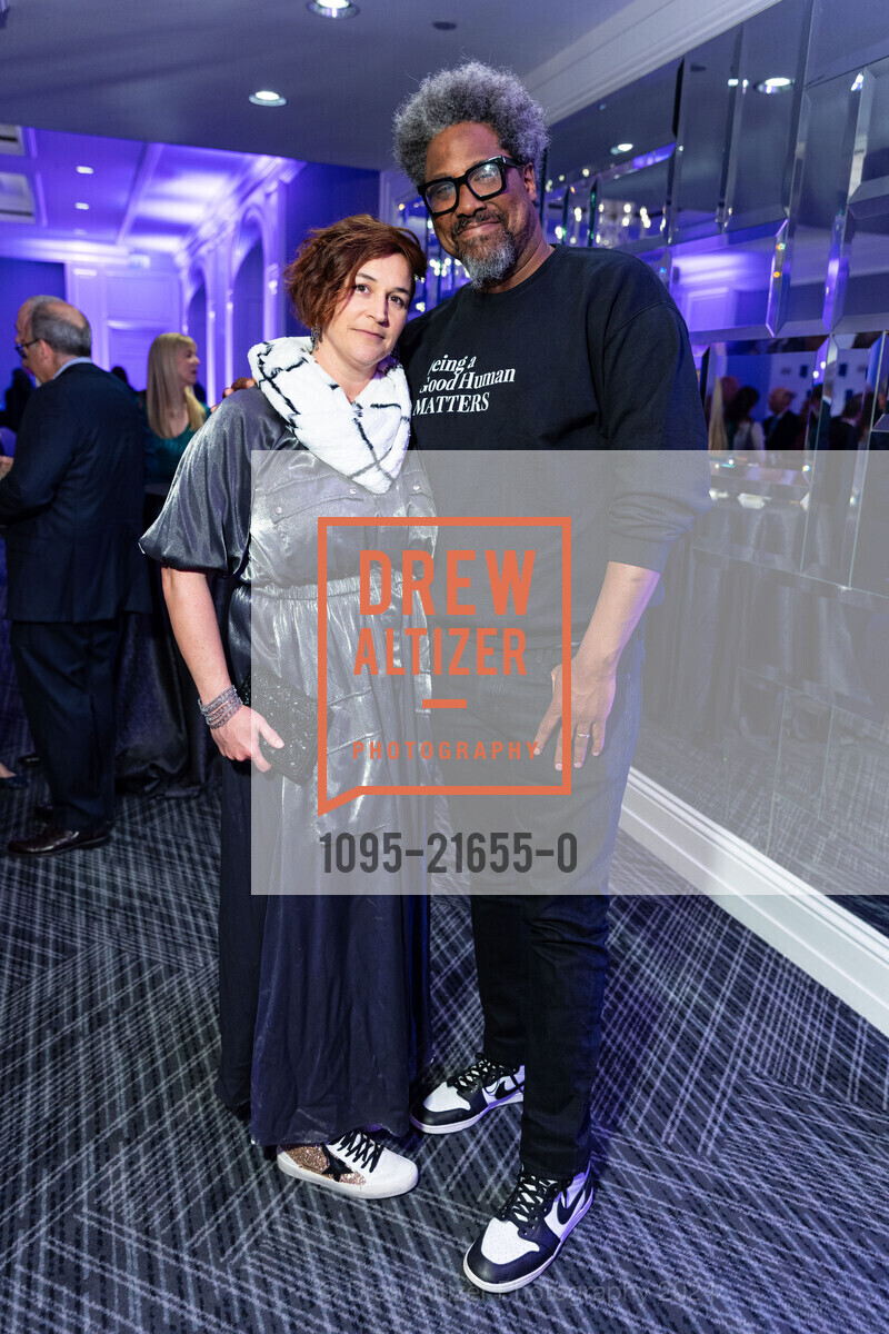 Melissa Hudson Bell, W. Kamau Bell, Ovation Gala, The Ritz-Carlton, San Francisco. 600 Stockton St, SF, CA 94108 US, April 13th, 2024, Photo #1095-21655-0 Melissa Hudson Bell, W. Kamau Bell, Photo #1095-21655-0
