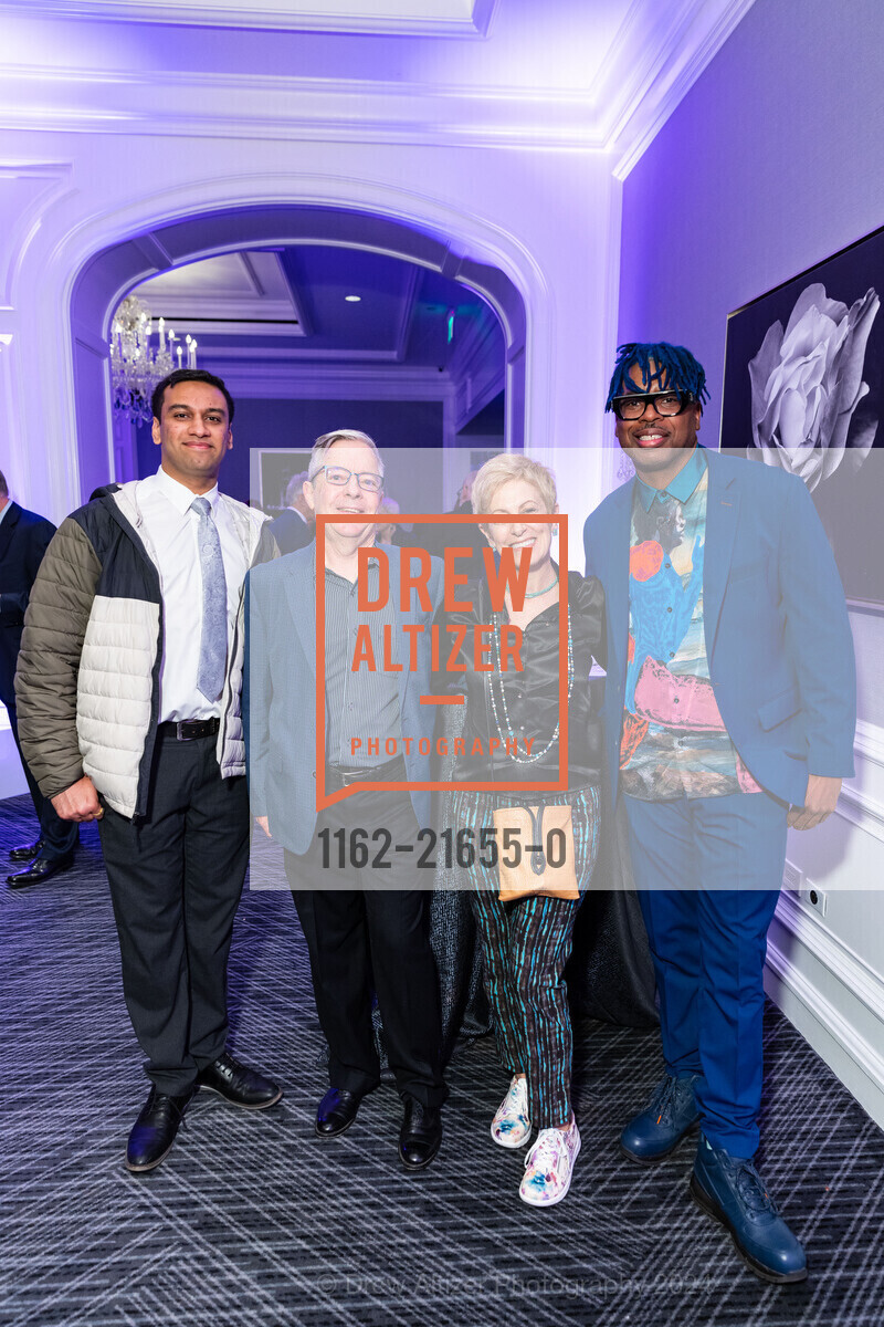 Armaan Kapoor, Stuart Ozer, Lisa Herrinton, C'Vonzell, Ovation Gala, The Ritz-Carlton, San Francisco. 600 Stockton St, SF, CA 94108 US, April 13th, 2024, Photo #1162-21655-0 Armaan Kapoor, Stuart Ozer, Lisa Herrinton, C'Vonzell, Photo #1162-21655-0