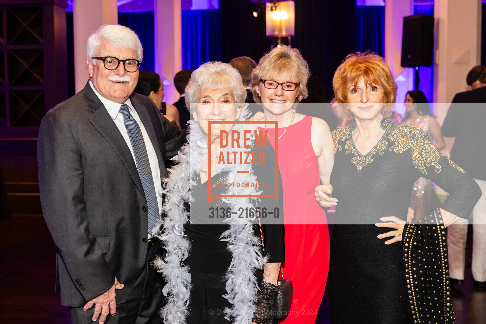 Tom Silva, Shari Ward, Cindy Silva, Dee Formusa, SYMPHONY SUPPER CLUB benefitting the California Symphony, Claremont Club & Spa - A Fairmont Hotel. 41 Tunnel Rd, Berkeley, CA 94705 US, April 13th, 2024, Photo #3136-21656-0 Tom Silva, Shari Ward, Cindy Silva, Dee Formusa, Photo #3136-21656-0