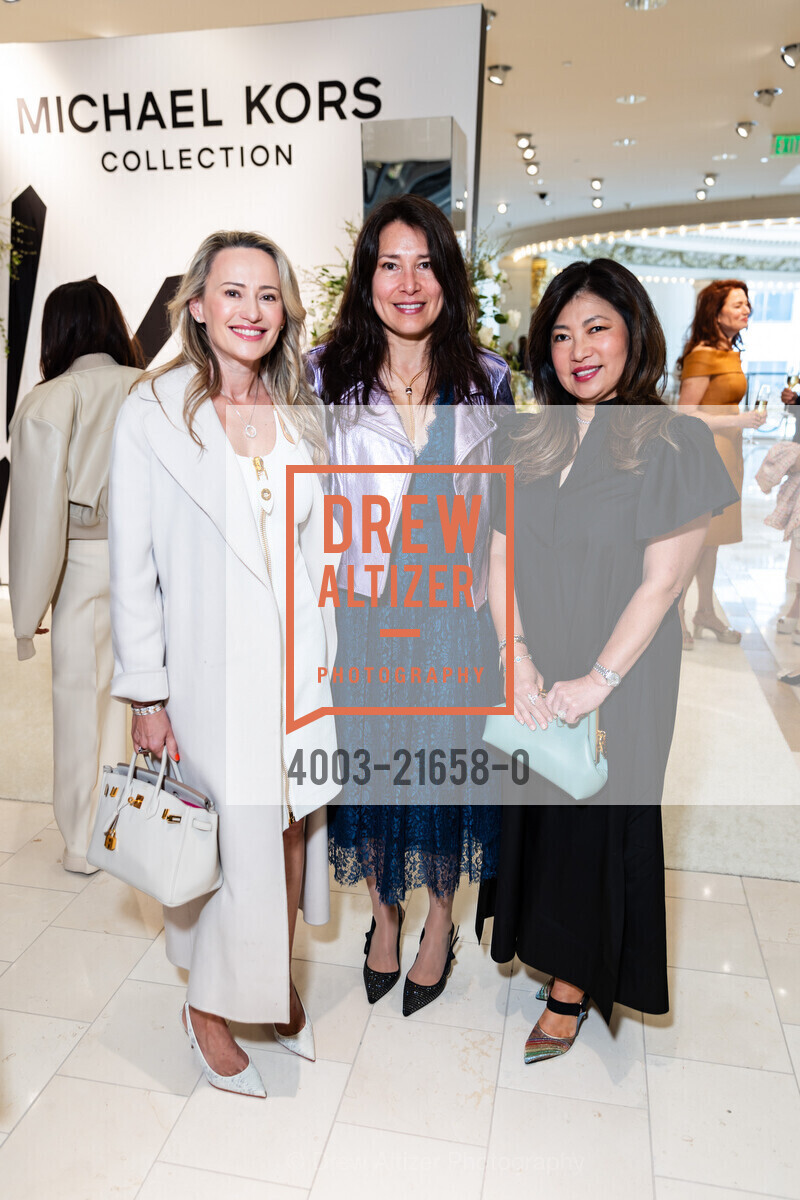 Diana Romanovska, Jennifer Bienaime, Megan Scacco, Neiman Marcus San Francisco and San Francisco Opera Guild presents Michael Kors, Neiman Marcus San Francisco, Photo #4003-21658-0 Diana Romanovska, Jennifer Bienaime, Megan Scacco, Photo #4003-21658-0