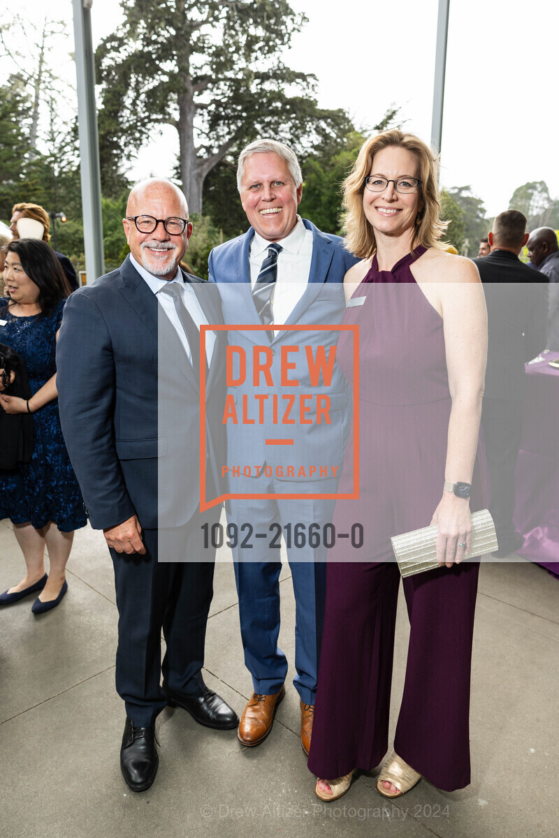 Steve Kawa, Dan Henkle, Amber Mace, California Academy of Science's BIG BANG GALA 2024, California Academy of Sciences. 55 Music Concourse Dr, SF, CA 94118 US, April 18th, 2024, Photo #1092-21660-0 Steve Kawa, Dan Henkle, Amber Mace, Photo #1092-21660-0
