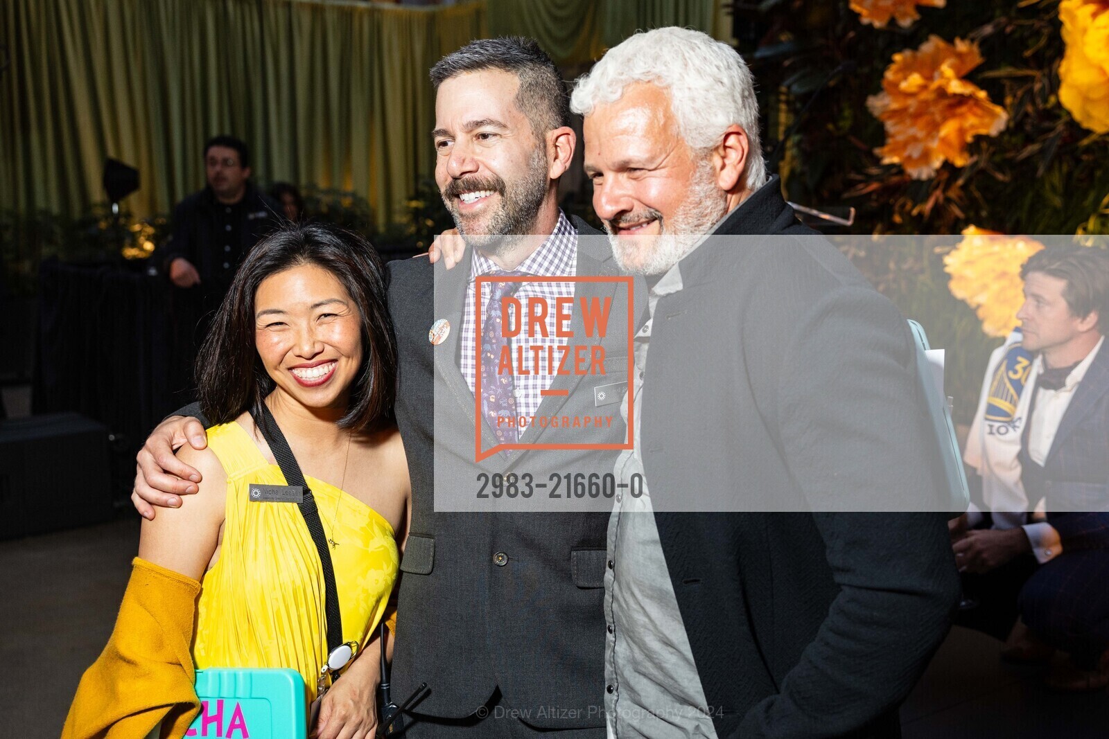 Nicha Leaser, Jared Scherer, Adam Gazzaley, California Academy of Science's BIG BANG GALA 2024, California Academy of Sciences. 55 Music Concourse Dr, SF, CA 94118 US, April 18th, 2024, Photo #2983-21660-0 Nicha Leaser, Jared Scherer, Adam Gazzaley, Photo #2983-21660-0