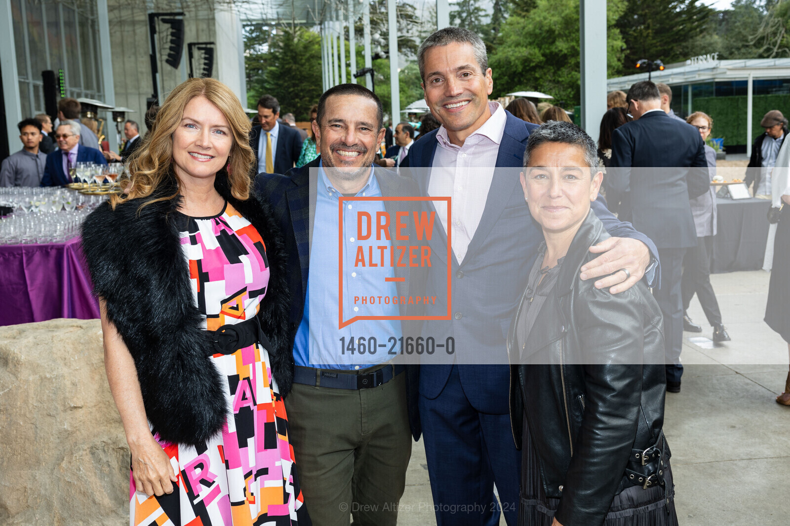 Lisa Crowfoot, Phil Ginsburg, Wade Crowfoot, Emily Ginsburg, California Academy of Science's BIG BANG GALA 2024, California Academy of Sciences. 55 Music Concourse Dr, SF, CA 94118 US, April 18th, 2024, Photo #1460-21660-0 Lisa Crowfoot, Phil Ginsburg, Wade Crowfoot, Emily Ginsburg, Photo #1460-21660-0
