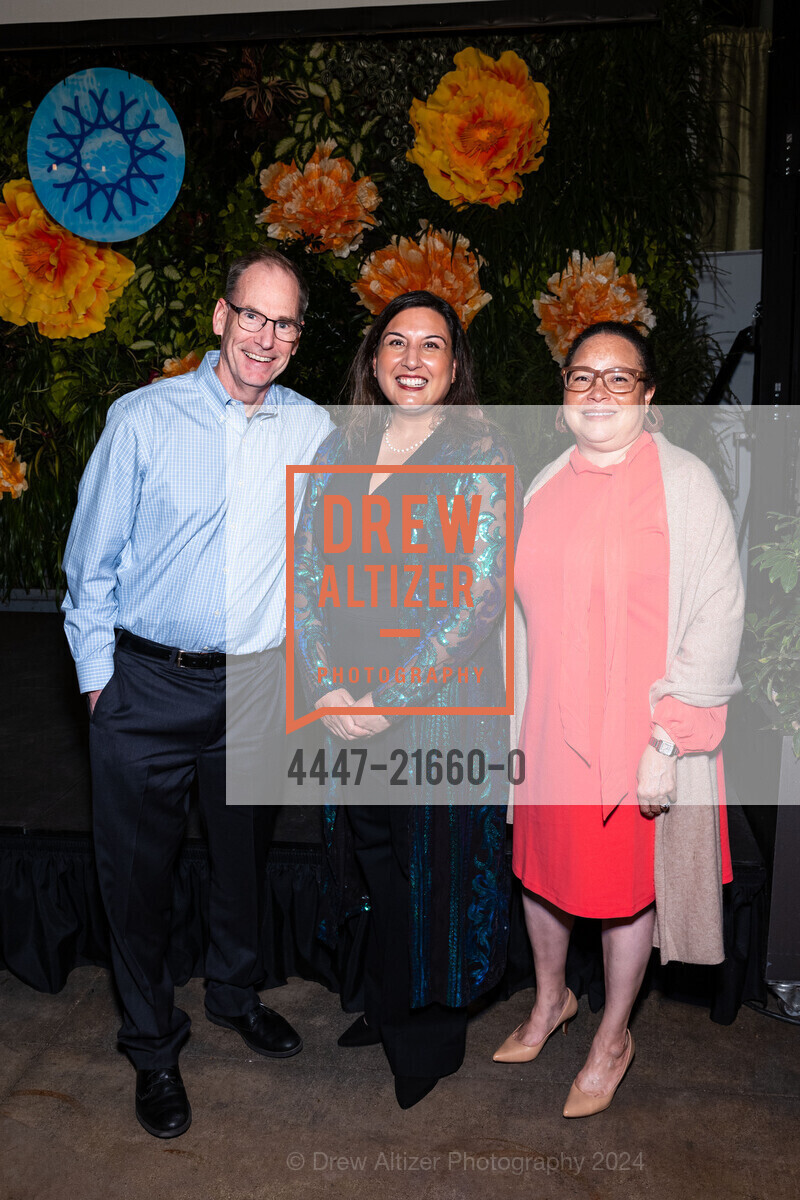 Chris Benjamin, Shilpa Ramaiya, Judy De Freitas, California Academy of Science's BIG BANG GALA 2024, California Academy of Sciences. 55 Music Concourse Dr, SF, CA 94118 US, April 18th, 2024, Photo #4447-21660-0 Chris Benjamin, Shilpa Ramaiya, Judy De Freitas, Photo #4447-21660-0