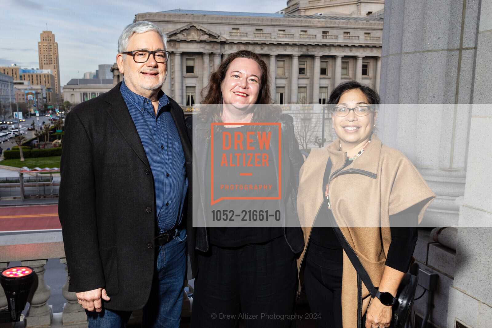 Chris Noll, Stacey Dyke, Rachel Royce, AIA San Francisco & The Center for Architecture and Design, War Memorial Veterans Building. Herbst Theatre & Green Room, 401 Van Ness Ave, SF, CA 94102 US, April 18th, 2024, Photo #1052-21661-0 Chris Noll, Stacey Dyke, Rachel Royce, Photo #1052-21661-0