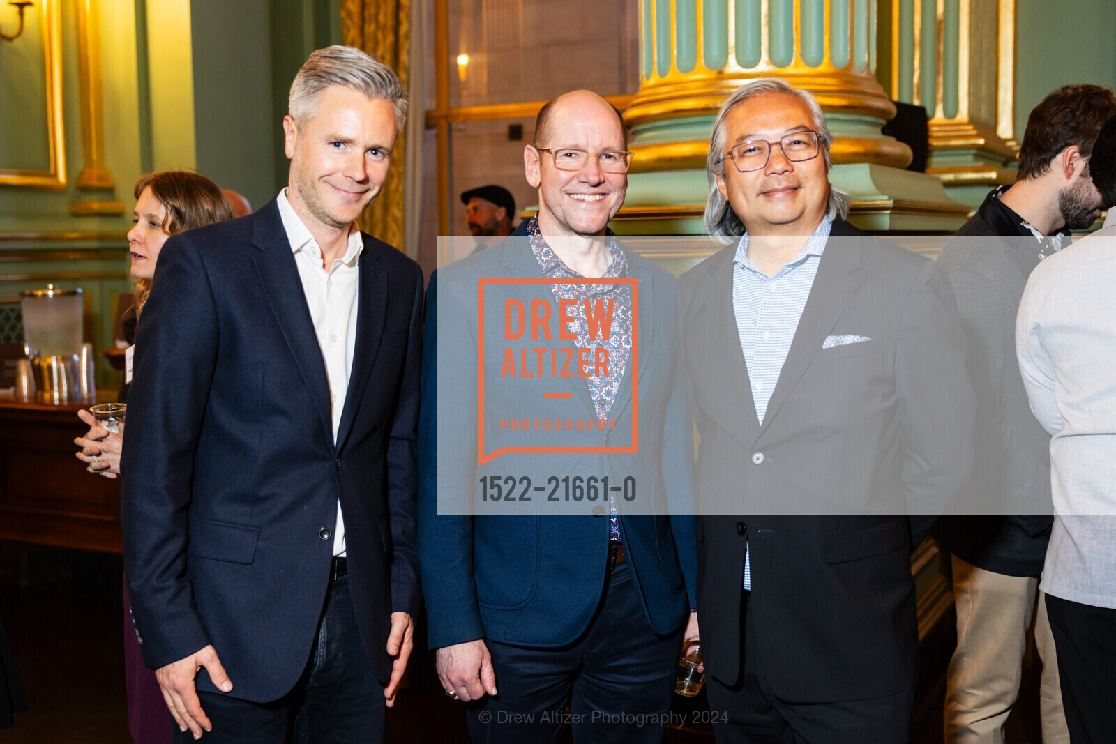 Alex Lofting, Alan Mudel, Kong Kiang, AIA San Francisco & The Center for Architecture and Design, War Memorial Veterans Building. Herbst Theatre & Green Room, 401 Van Ness Ave, SF, CA 94102 US, April 18th, 2024, Photo #1522-21661-0 Alex Lofting, Alan Mudel, Kong Kiang, Photo #1522-21661-0