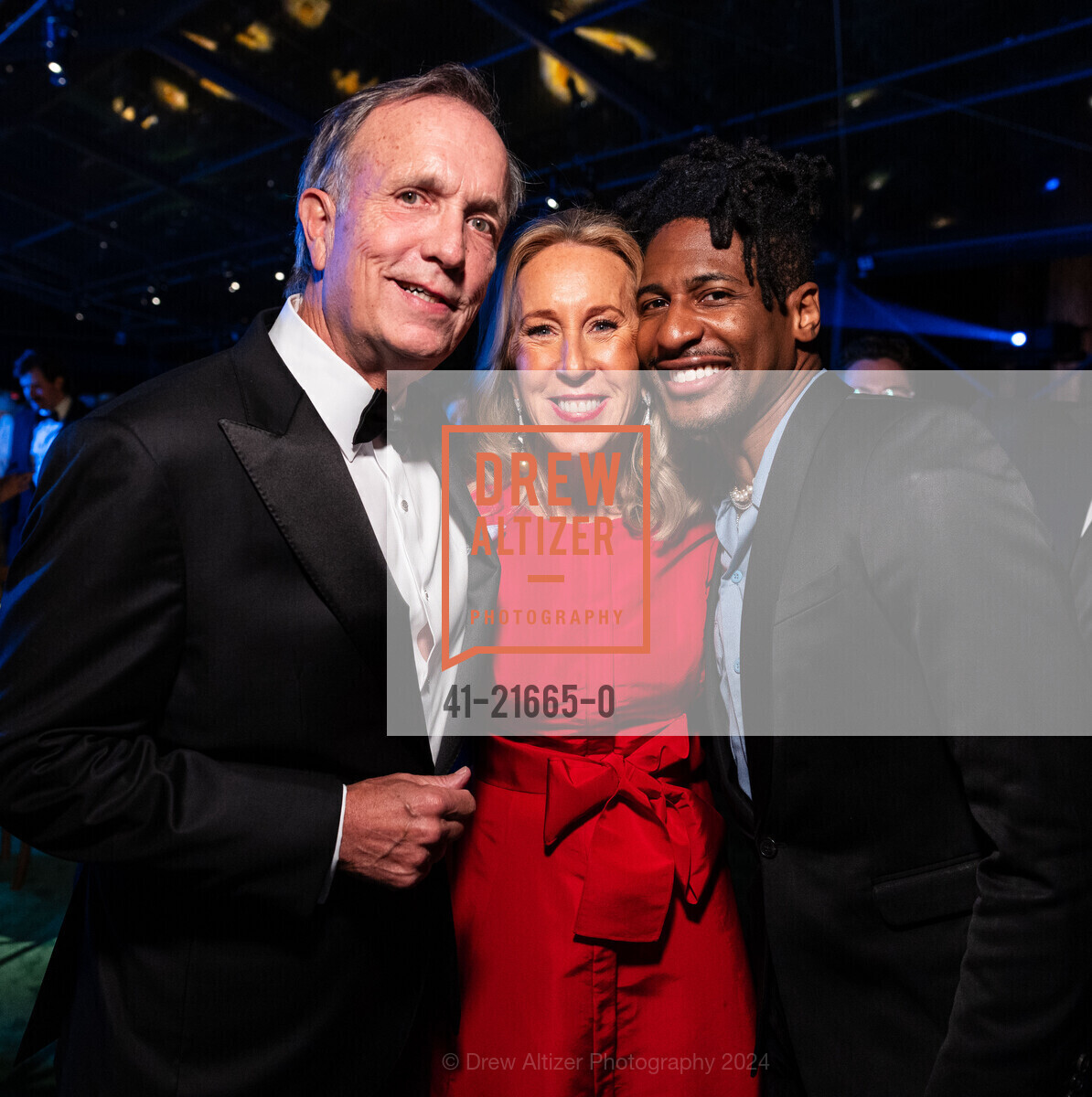 Jay Hoag, Mikey Hoag, Jon Batiste, Part The Cloud Gala 2024, Private Residence, April 19th, 2024, Photo #41-21665-0 Jay Hoag, Mikey Hoag, Jon Batiste, Photo #41-21665-0