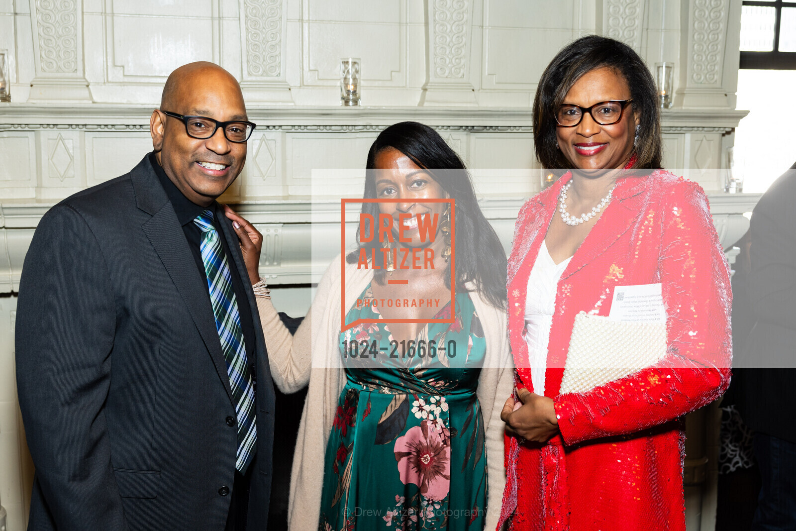 Craig Samuel, Lotondra Goode, Lucinda Bazile, Big Brothers Big Sisters Gala 2024, The Julia Morgan Ballroom. 465 California St, SF, CA 94104 US, April 19th, 2024, Photo #1024-21666-0 Craig Samuel, Lotondra Goode, Lucinda Bazile, Photo #1024-21666-0