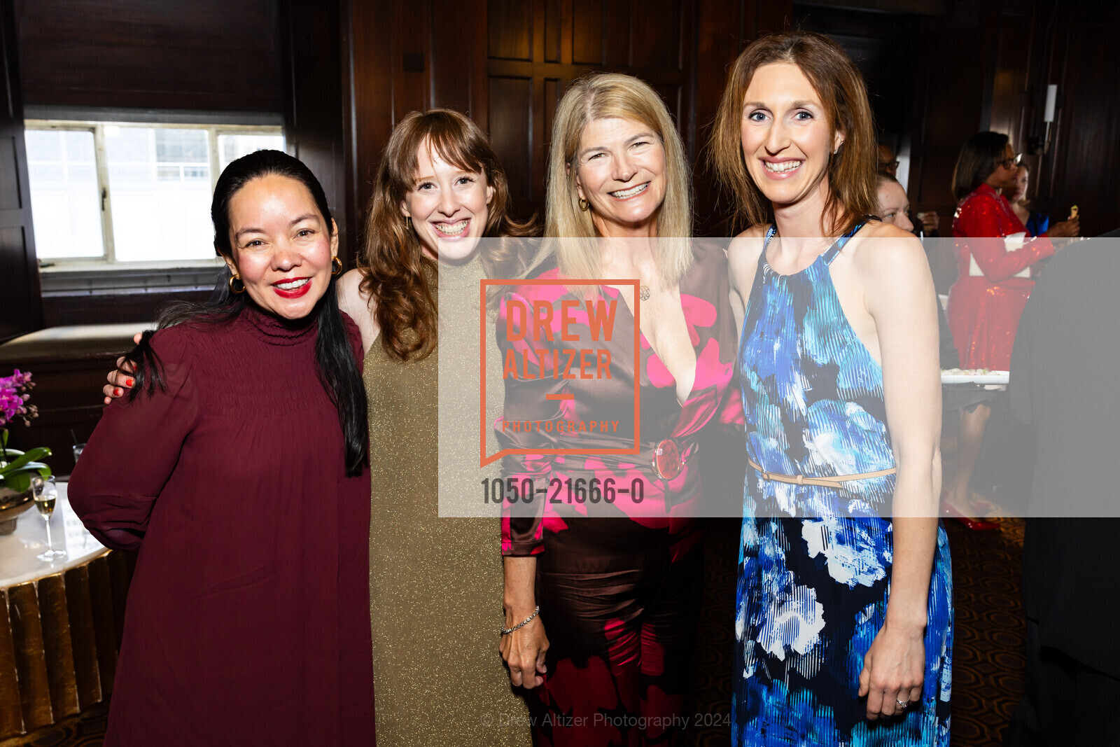 Miriam Warren, Joanna Reilly, Martha Ehmann Conte, Carolyn Barnette, Big Brothers Big Sisters Gala 2024, The Julia Morgan Ballroom. 465 California St, SF, CA 94104 US, April 19th, 2024, Photo #1050-21666-0 Miriam Warren, Joanna Reilly, Martha Ehmann Conte, Carolyn Barnette, Photo #1050-21666-0