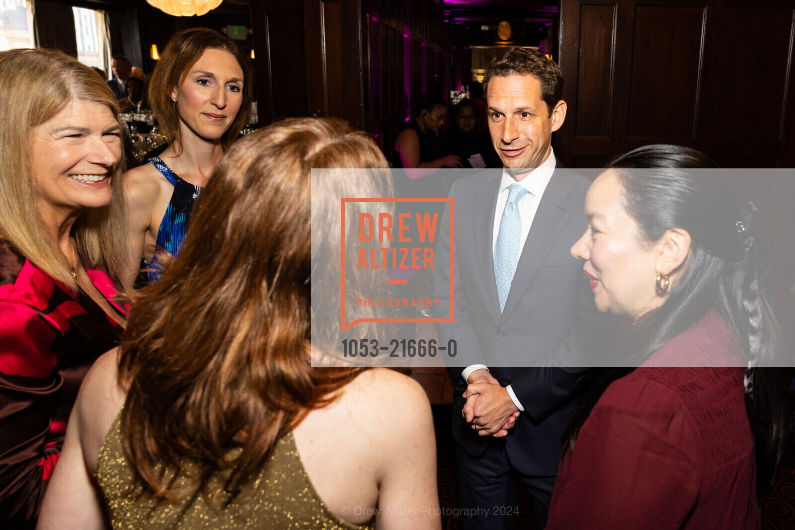 Martha Ehmann Conte, Carolyn Barnette, Daniel Lurie, Miriam Warren, Big Brothers Big Sisters Gala 2024, The Julia Morgan Ballroom. 465 California St, SF, CA 94104 US, April 19th, 2024, Photo #1053-21666-0 Martha Ehmann Conte, Carolyn Barnette, Daniel Lurie, Miriam Warren, Photo #1053-21666-0