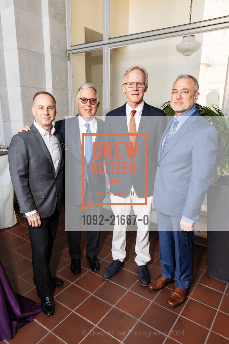 Kevin Peters, Greg McIntyre, Steve Ballenger, David Baron, Julia Morgan Awards, The Green Room. 401 Van Ness Ave, SF, CA 94102 US, April 19th, 2024, Photo #1092-21667-0 Kevin Peters, Greg McIntyre, Steve Ballenger, David Baron, Photo #1092-21667-0