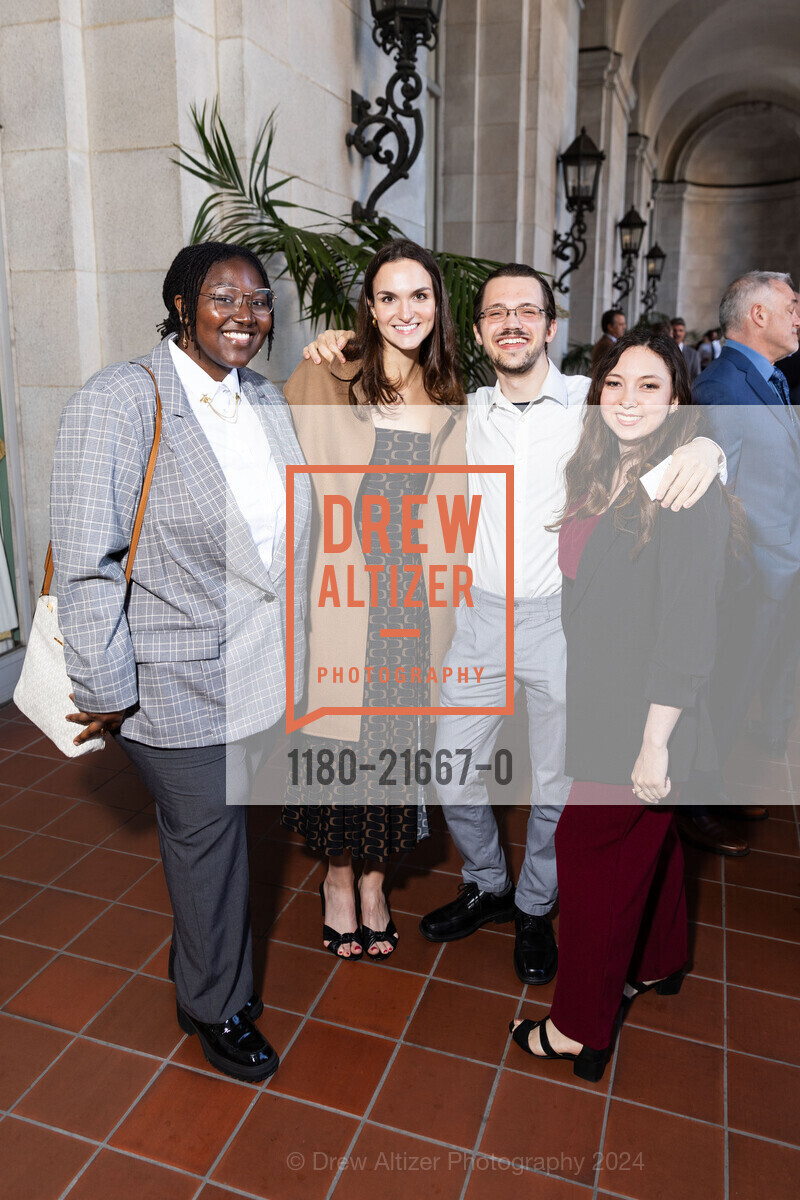 Joyce Tipe, Corinne Charlton, Alex Hooyman, Savannah Valerio, Julia Morgan Awards, The Green Room. 401 Van Ness Ave, SF, CA 94102 US, April 19th, 2024, Photo #1180-21667-0 Joyce Tipe, Corinne Charlton, Alex Hooyman, Savannah Valerio, Photo #1180-21667-0