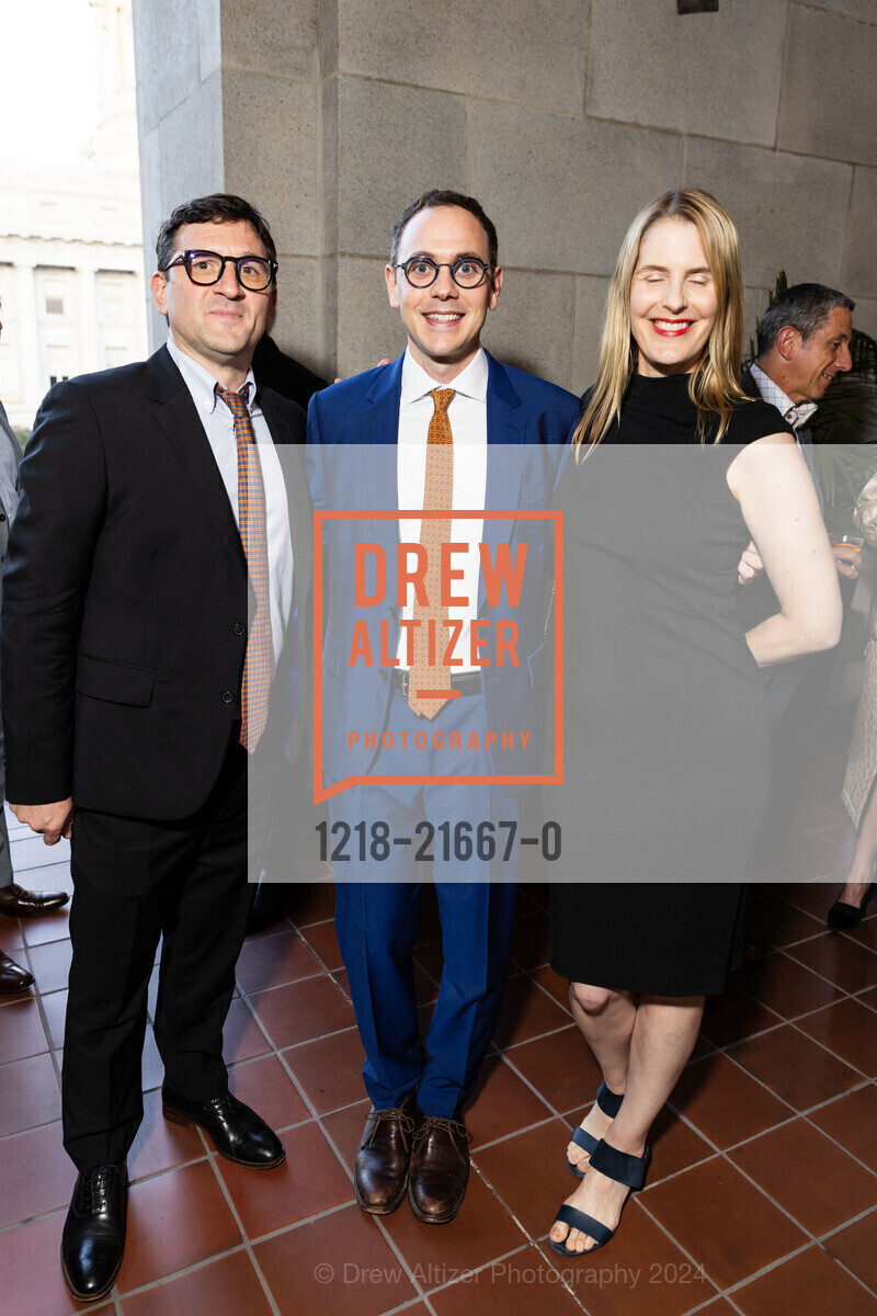 Kurt Roessler, Dante Gamache, Alisun Woolery, Julia Morgan Awards, The Green Room. 401 Van Ness Ave, SF, CA 94102 US, April 19th, 2024, Photo #1218-21667-0 Kurt Roessler, Dante Gamache, Alisun Woolery, Photo #1218-21667-0