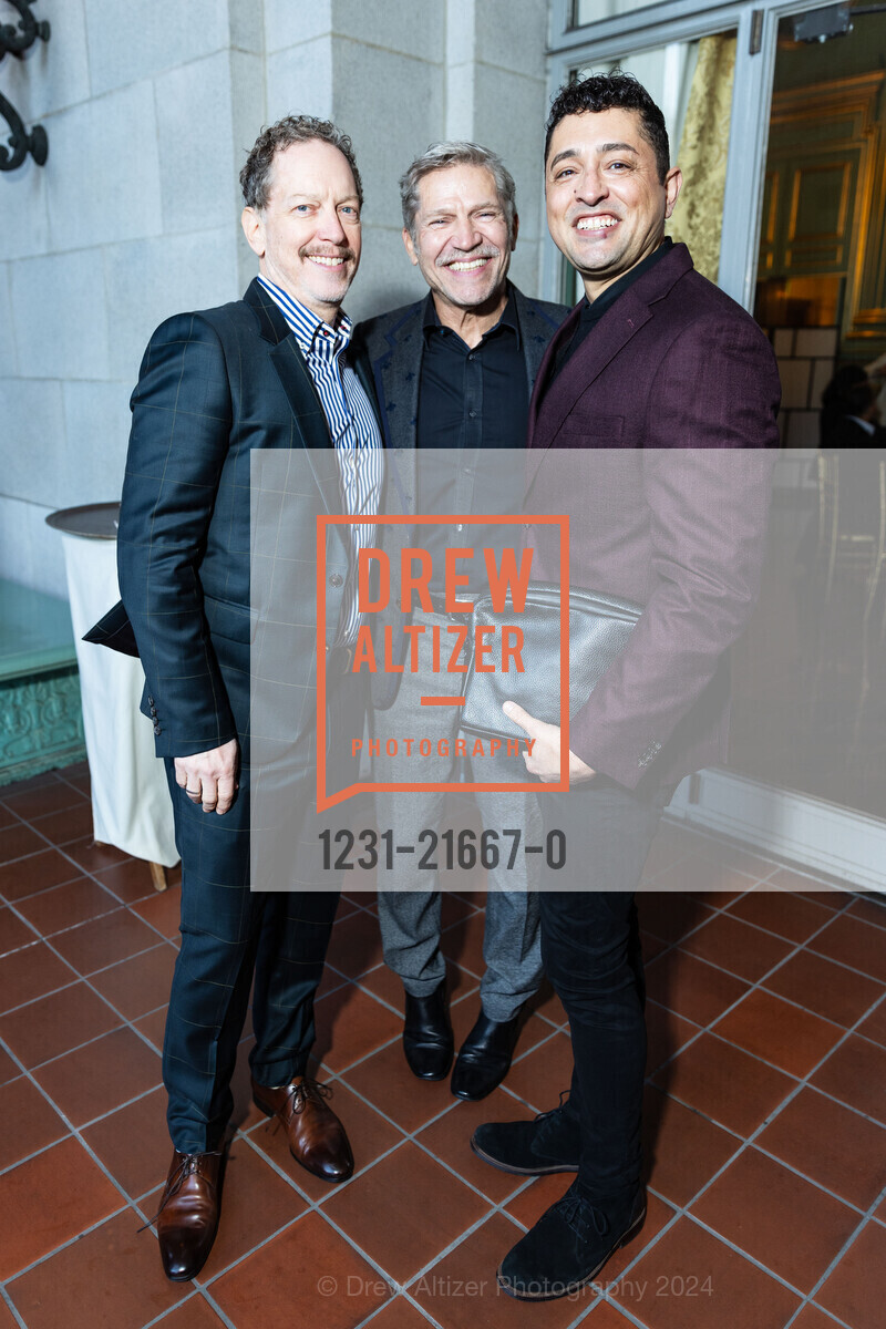 John Anderson, James Hunter, Robert Tiscareno, Julia Morgan Awards, The Green Room. 401 Van Ness Ave, SF, CA 94102 US, April 19th, 2024, Photo #1231-21667-0 John Anderson, James Hunter, Robert Tiscareno, Photo #1231-21667-0