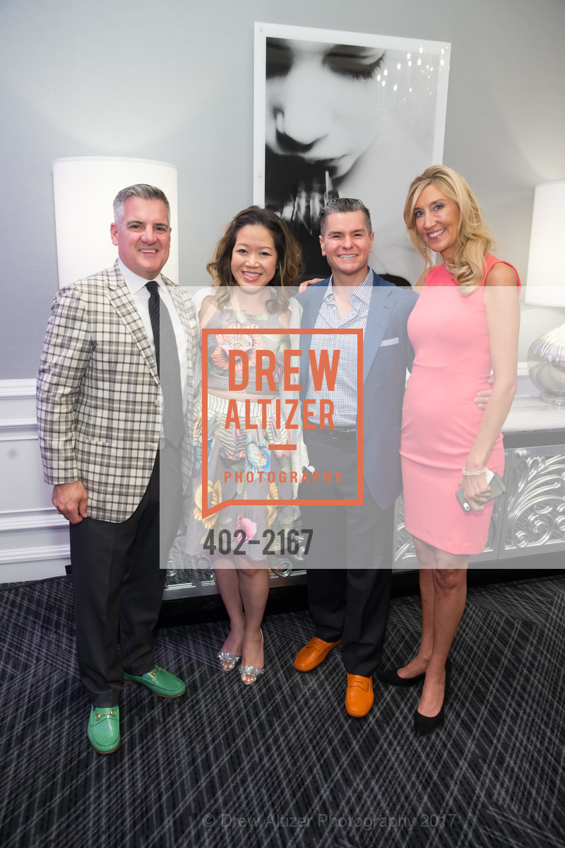 Tim Graffigna, Tanya Loh, Chris Meza, Colleen McGuinn, Wine Women and Shoes 2017, Ritz-Carlton. 600 Stockton St, San Francisco, CA 94108, May 7th, 2017, Photo #402-2167 Tim Graffigna, Tanya Loh, Chris Meza, Colleen McGuinn, Photo #402-2167