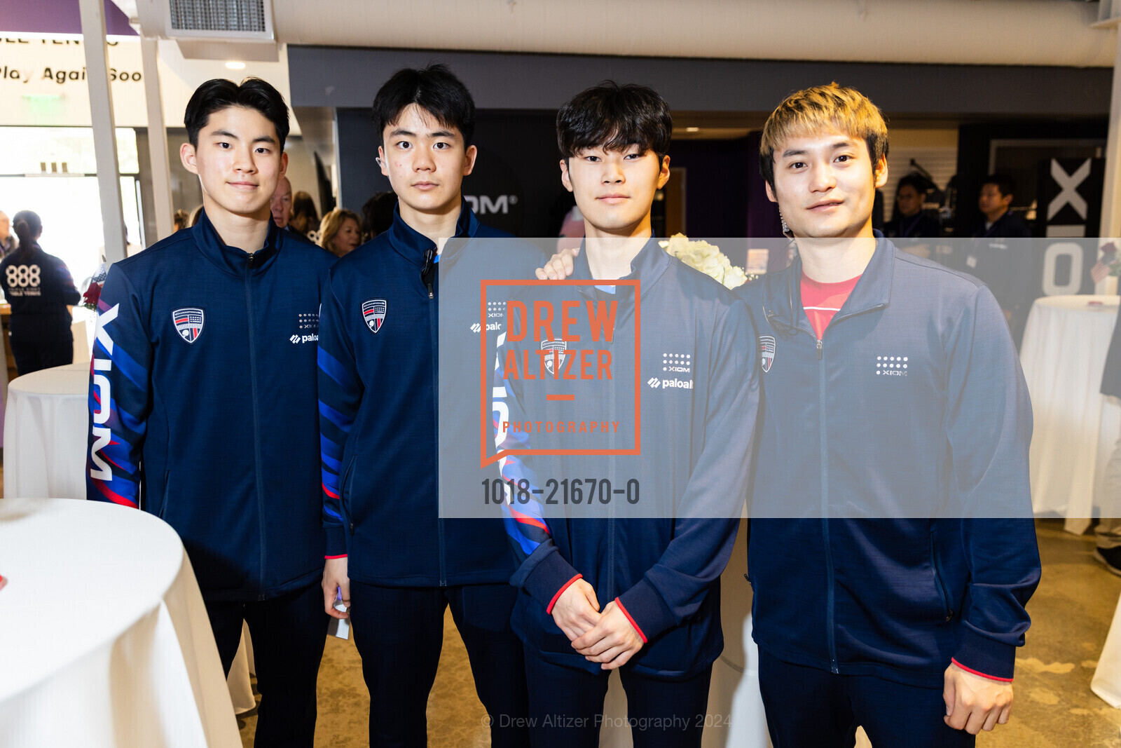 Hwan Bae, Won Bae, Yubeen Han, Celebrating 888 Table Tennis Center 2024, 888 Table Tennis Center. 888 Hinckley Rd, Burlingame, CA 94010 US, April 23rd, 2024, Photo #1018-21670-0 Hwan Bae, Won Bae, Yubeen Han, Photo #1018-21670-0