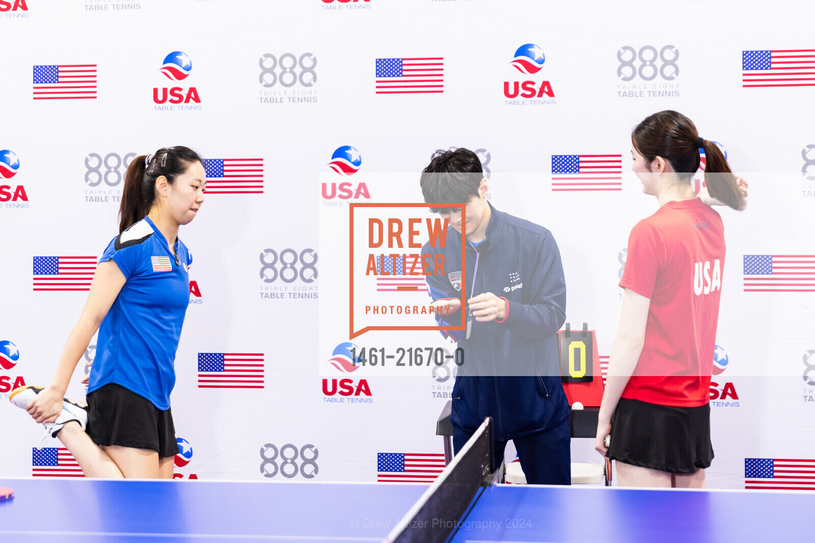Lily Zhang, Rachel Sung, Celebrating 888 Table Tennis Center 2024, 888 Table Tennis Center. 888 Hinckley Rd, Burlingame, CA 94010 US, April 23rd, 2024, Photo #1461-21670-0 Lily Zhang, Rachel Sung, Photo #1461-21670-0